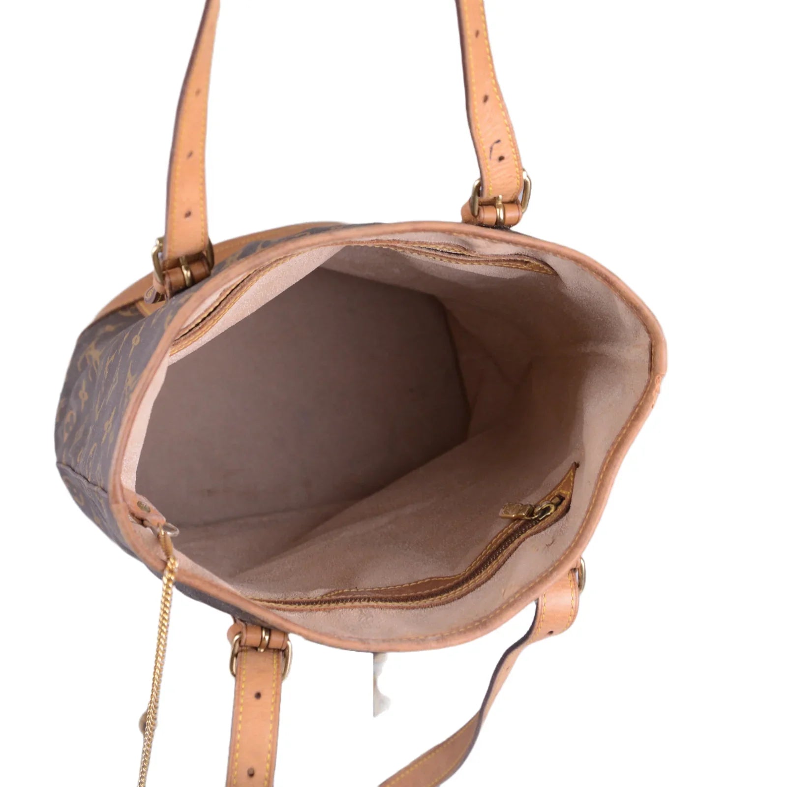 Louis Vuitton Bucket GM Monogram Tote Bag With Pouch