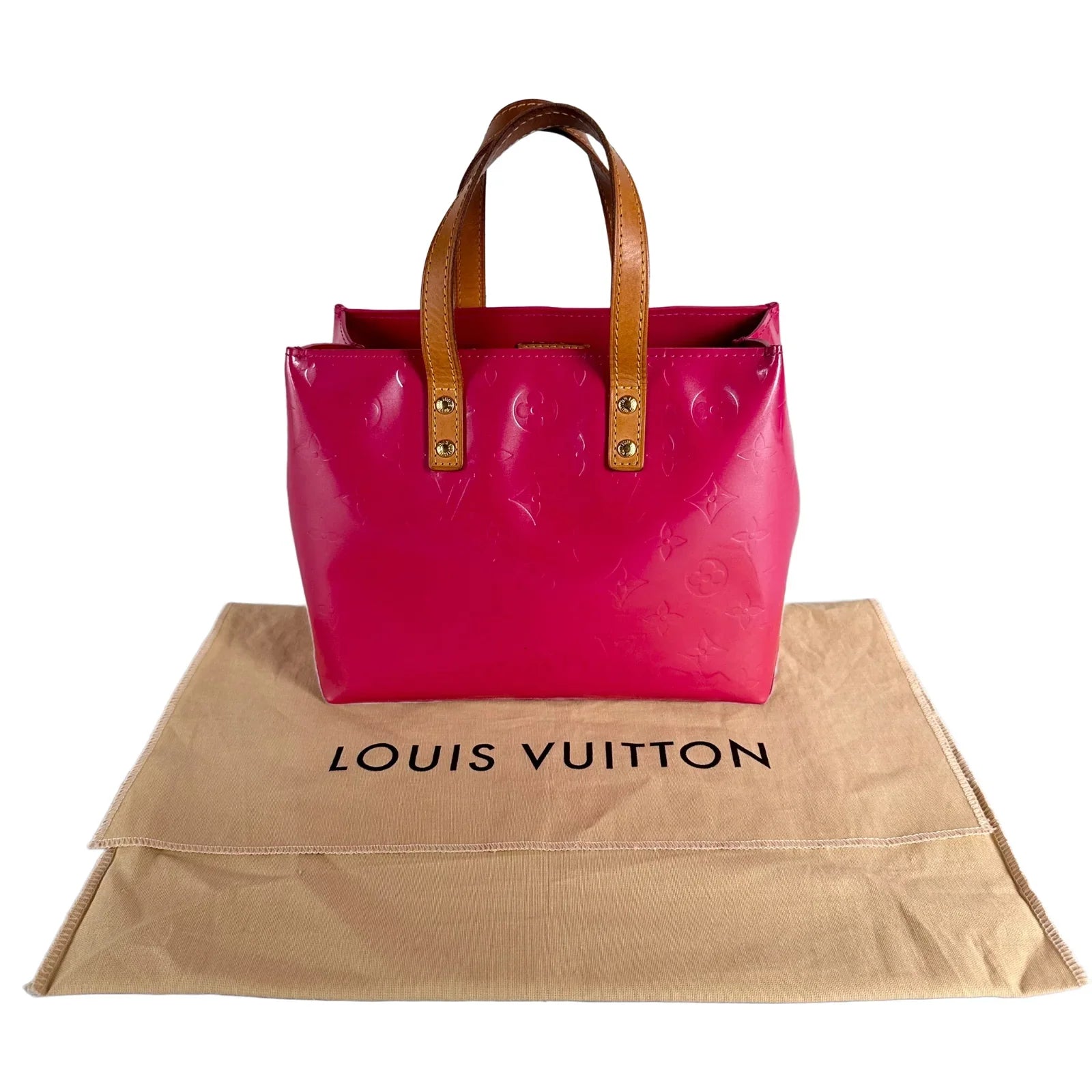 Louis Vuitton Monogram Vernis Reade PM Bag, Rose Pop