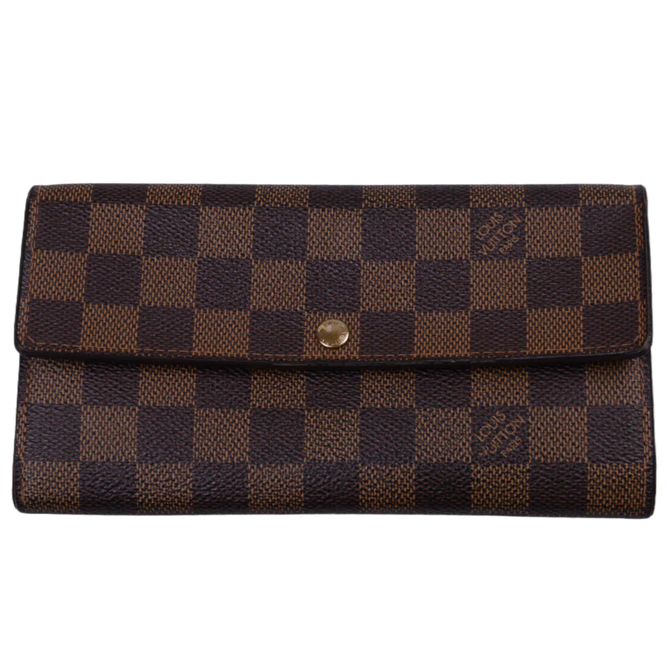 Louis Vuitton Damier Bifold Monogram Long Wallet Portefeuille Sala