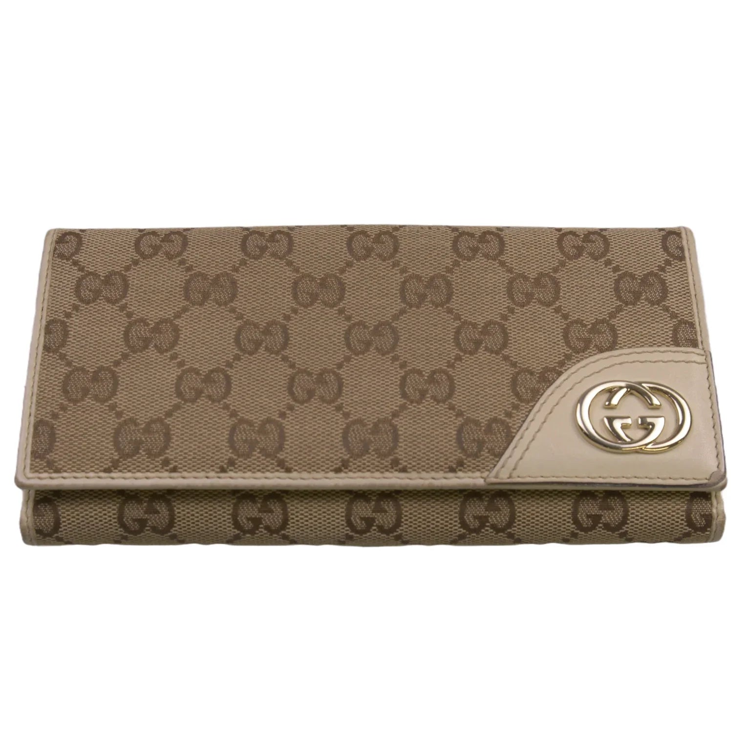 Gucci Monogram Canvas GG Long Wallet
