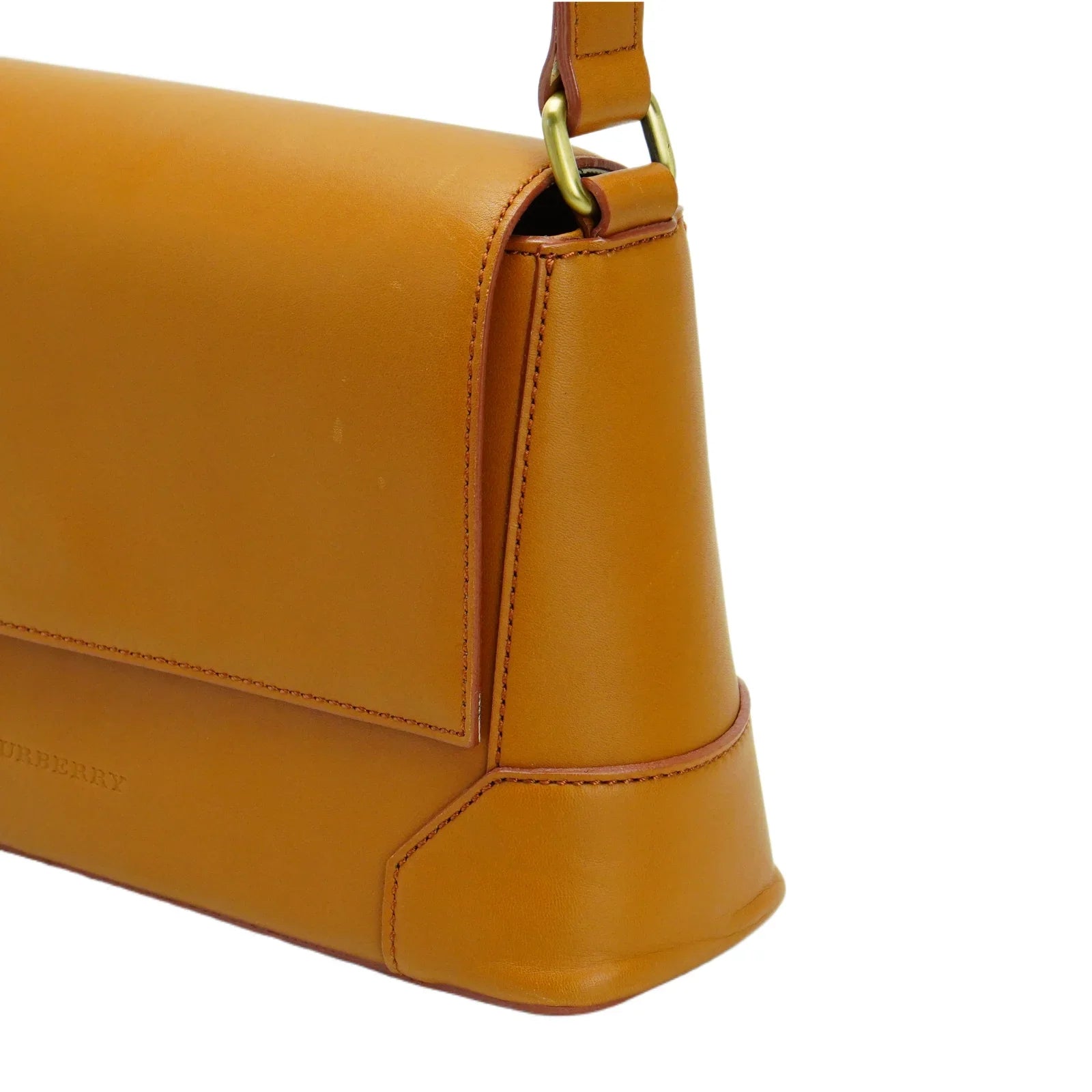 Burberry Leather Shoulder Bag Brown