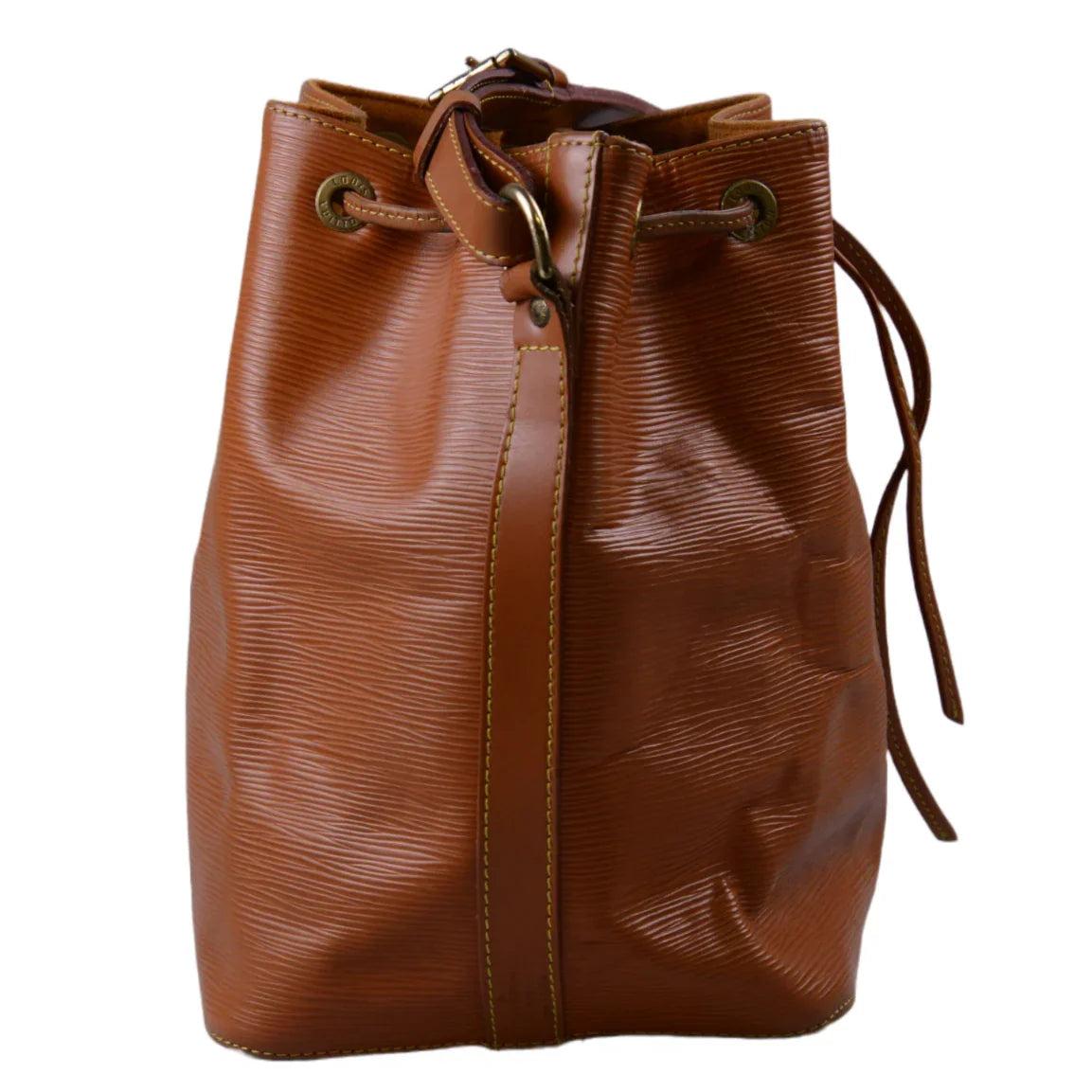 Louis Vuitton Epi Noe Bucket Petit Mini Bag Brown - Lost Designer