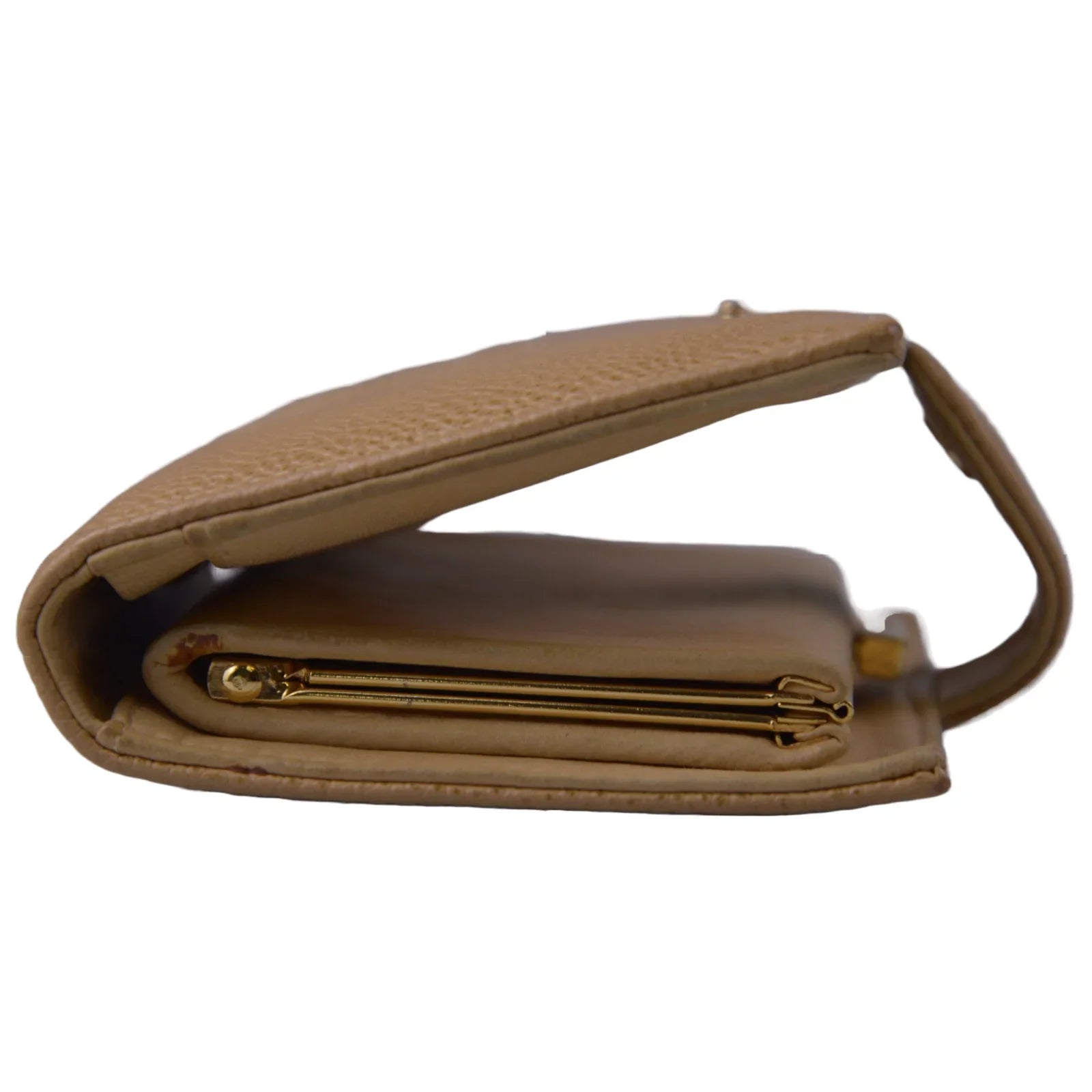 Chanel Caviar CC Timeless Bifold Wallet Beige - Lost Designer