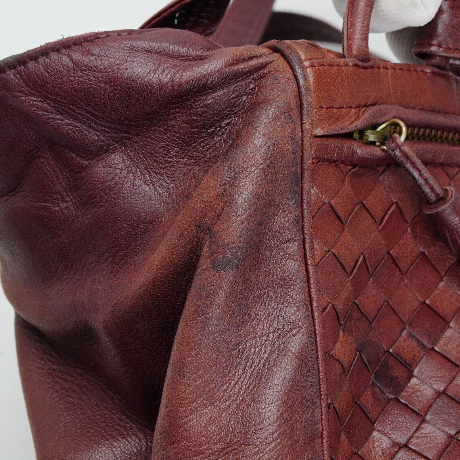 Bottega Veneta Intrecciato Leather Fold Over Shoulder Bag Brown - Lost Designer