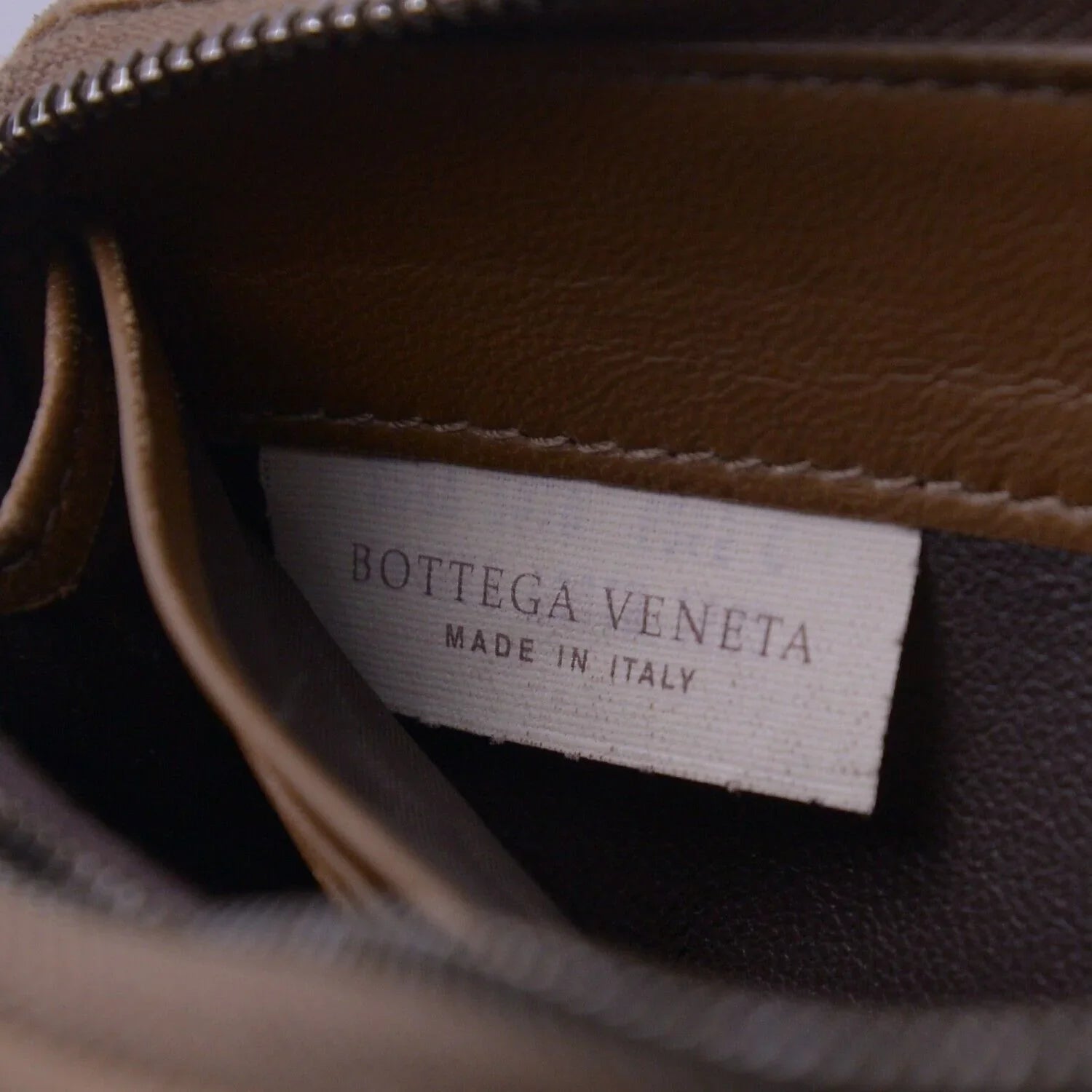 Bottega Veneta Intrecciato L-Shaped Long Wallet, Brown - Lost Designer