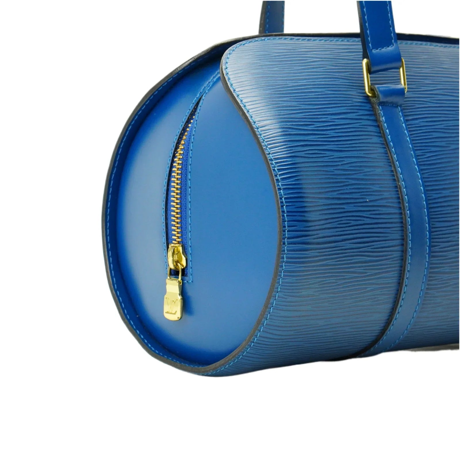 Louis Vuitton Epi Papillon Blue Bag With Pouch
