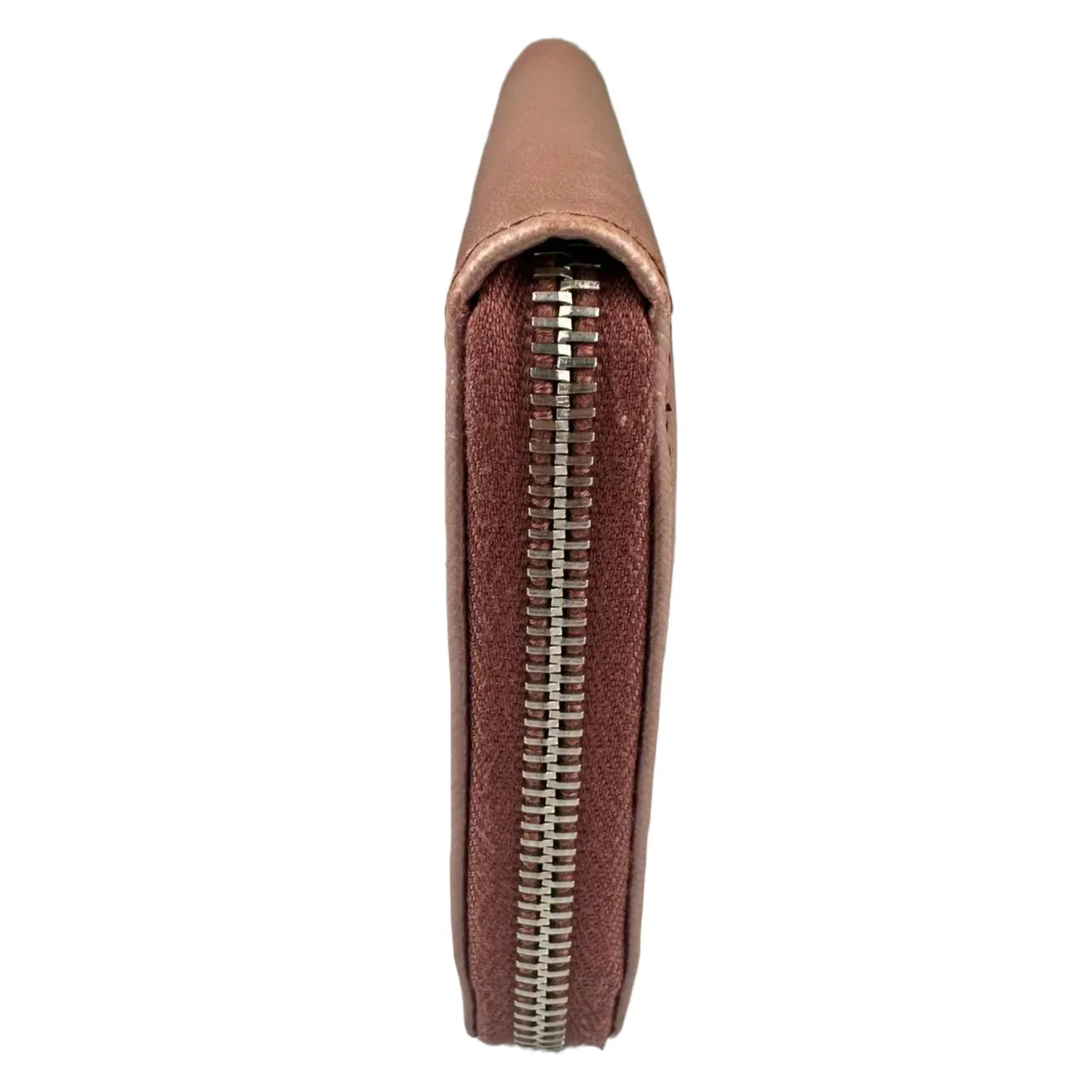 Prada Saffiano Zipped Wallet Portafoglio Lampo Rose Gold