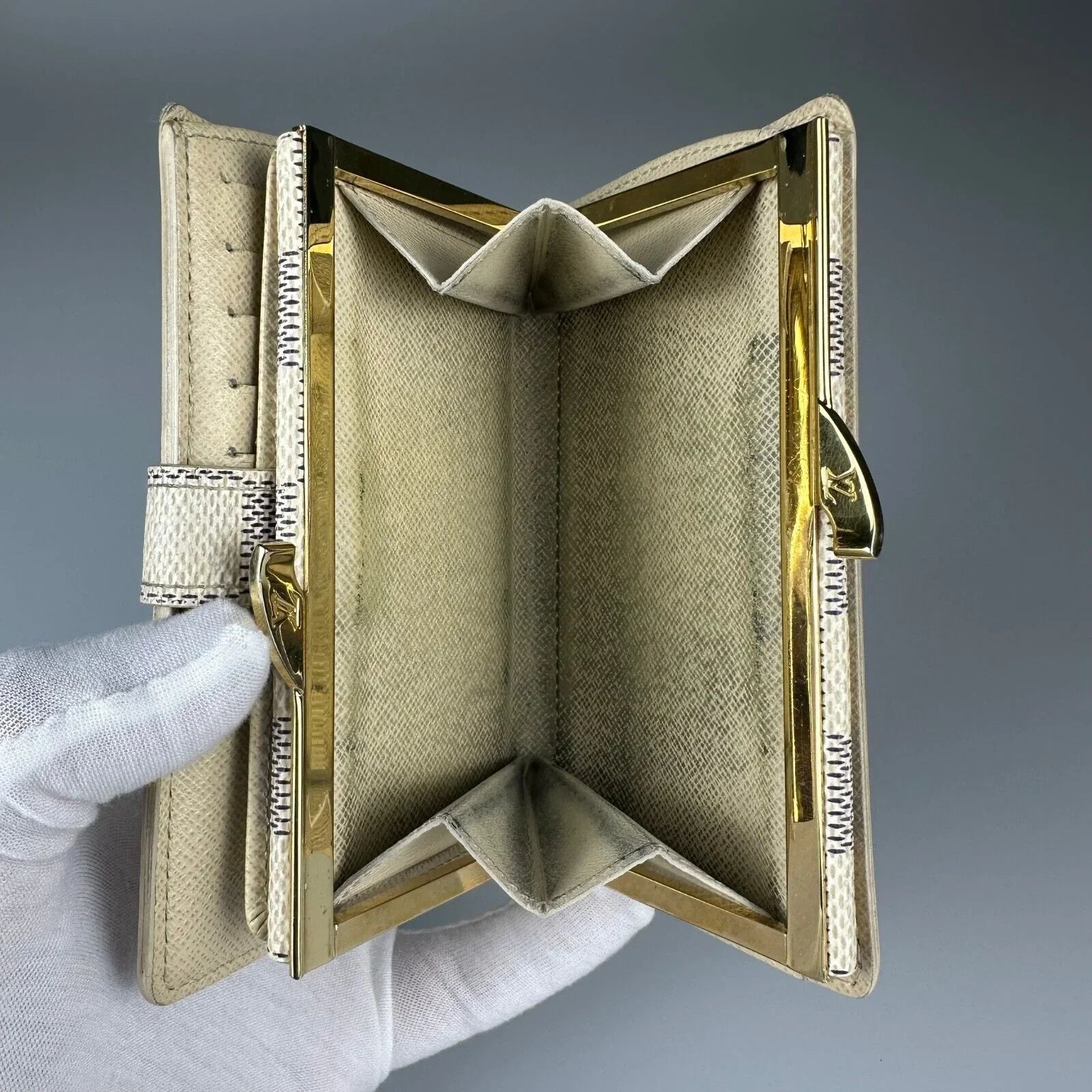 Louis Vuitton Damier Azul Portefeuille Viennois Fold Wallet - Lost Designer