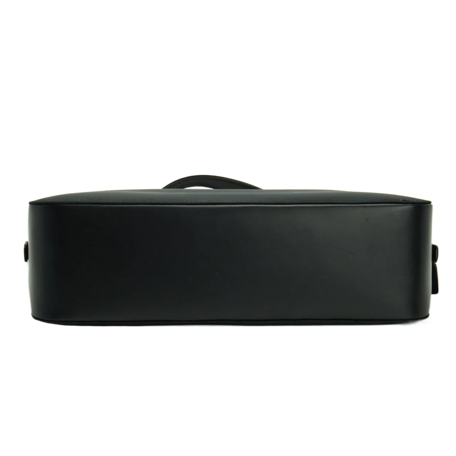 Burberry Nylon x Leather Checked Bag Black