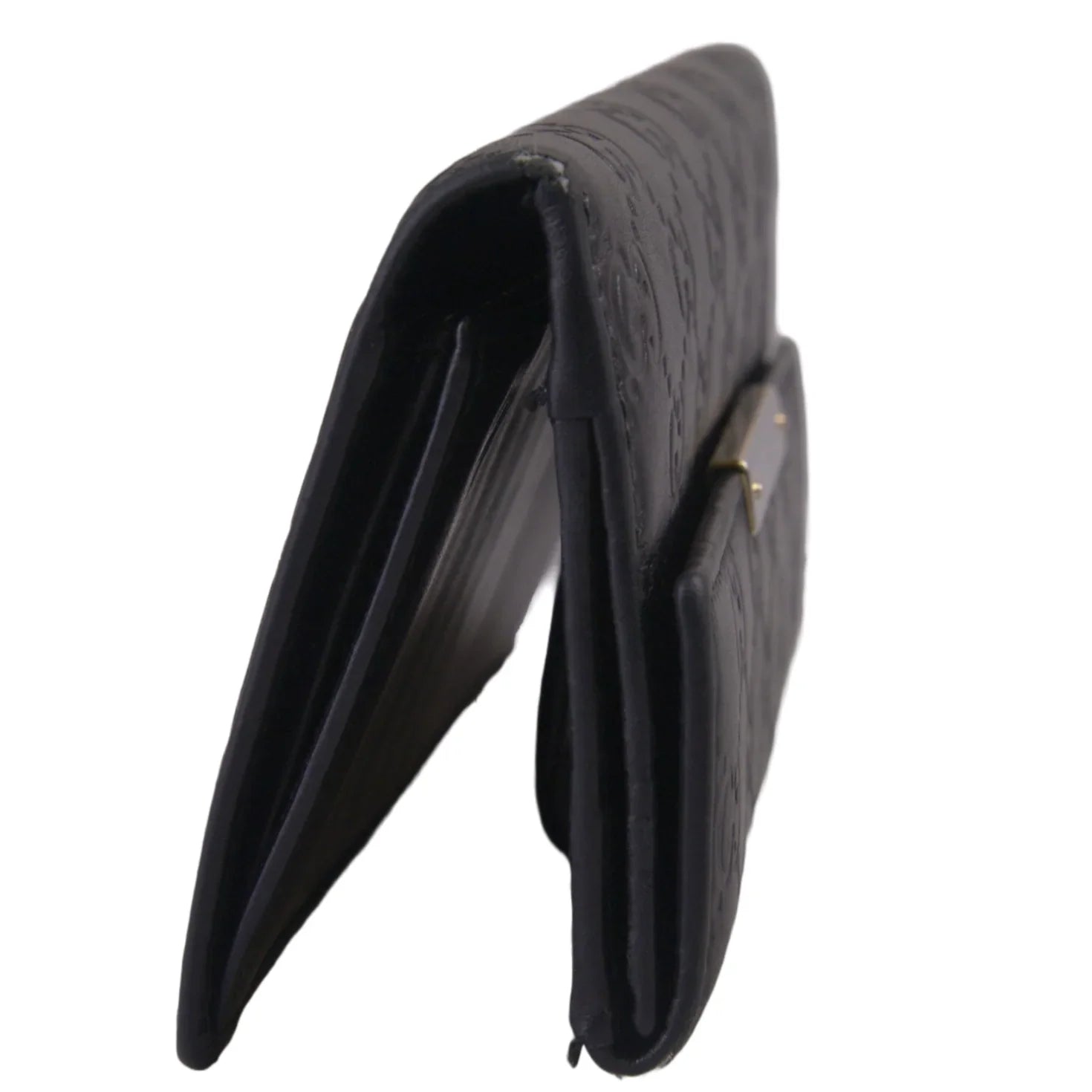 Gucci Black Continental Leather Wallet