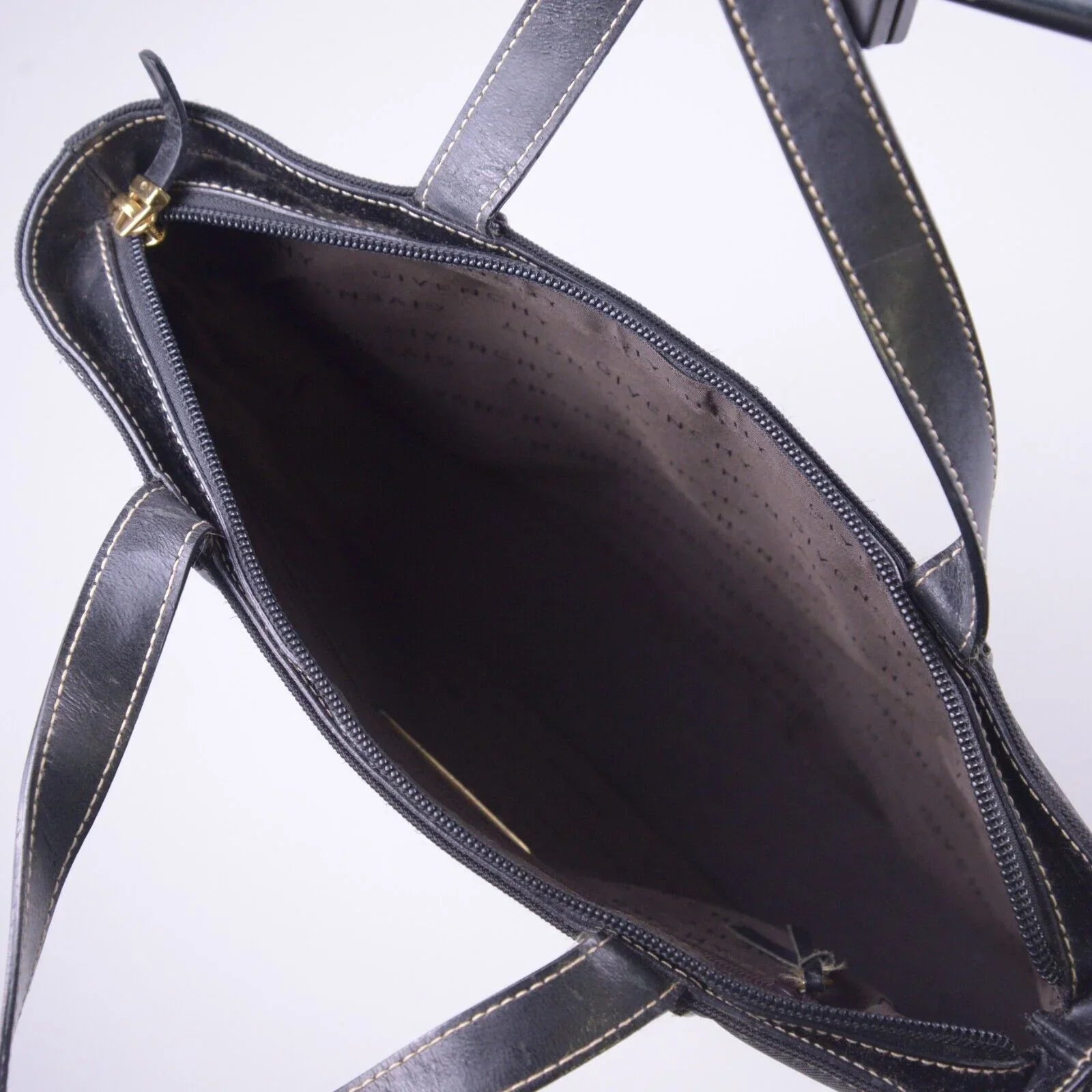 Givenchy Handbag Leather x Canvas Bag Black