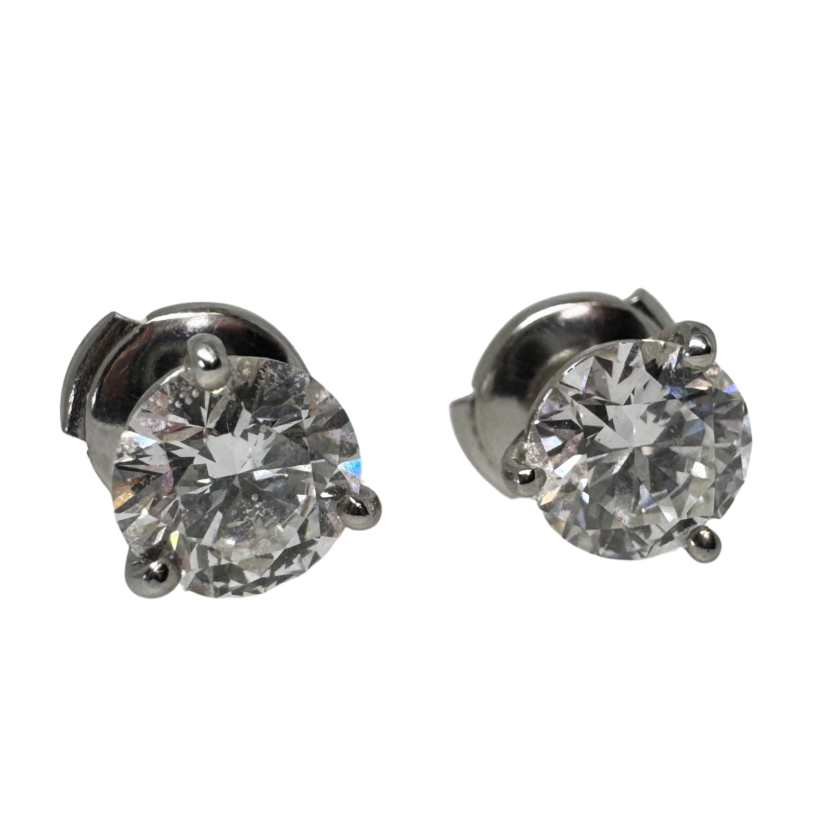 Tiffany & Co. 2.07ct Diamond Stud Earrings in Platinum