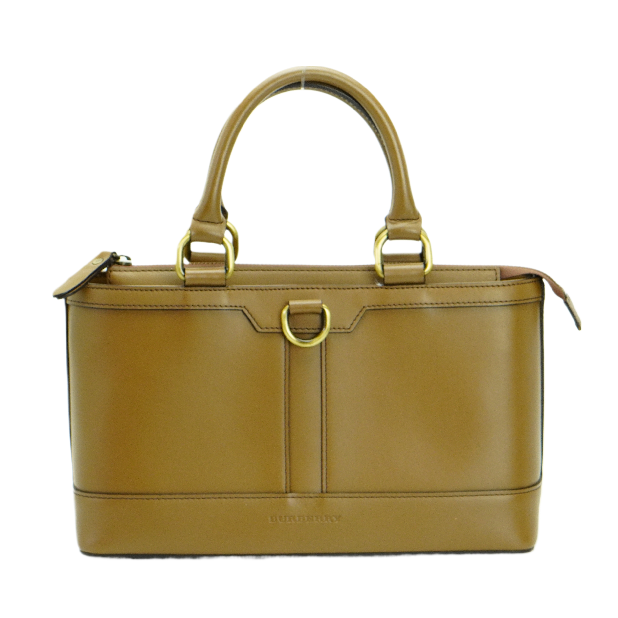 Burberry Handbag Leather Brown