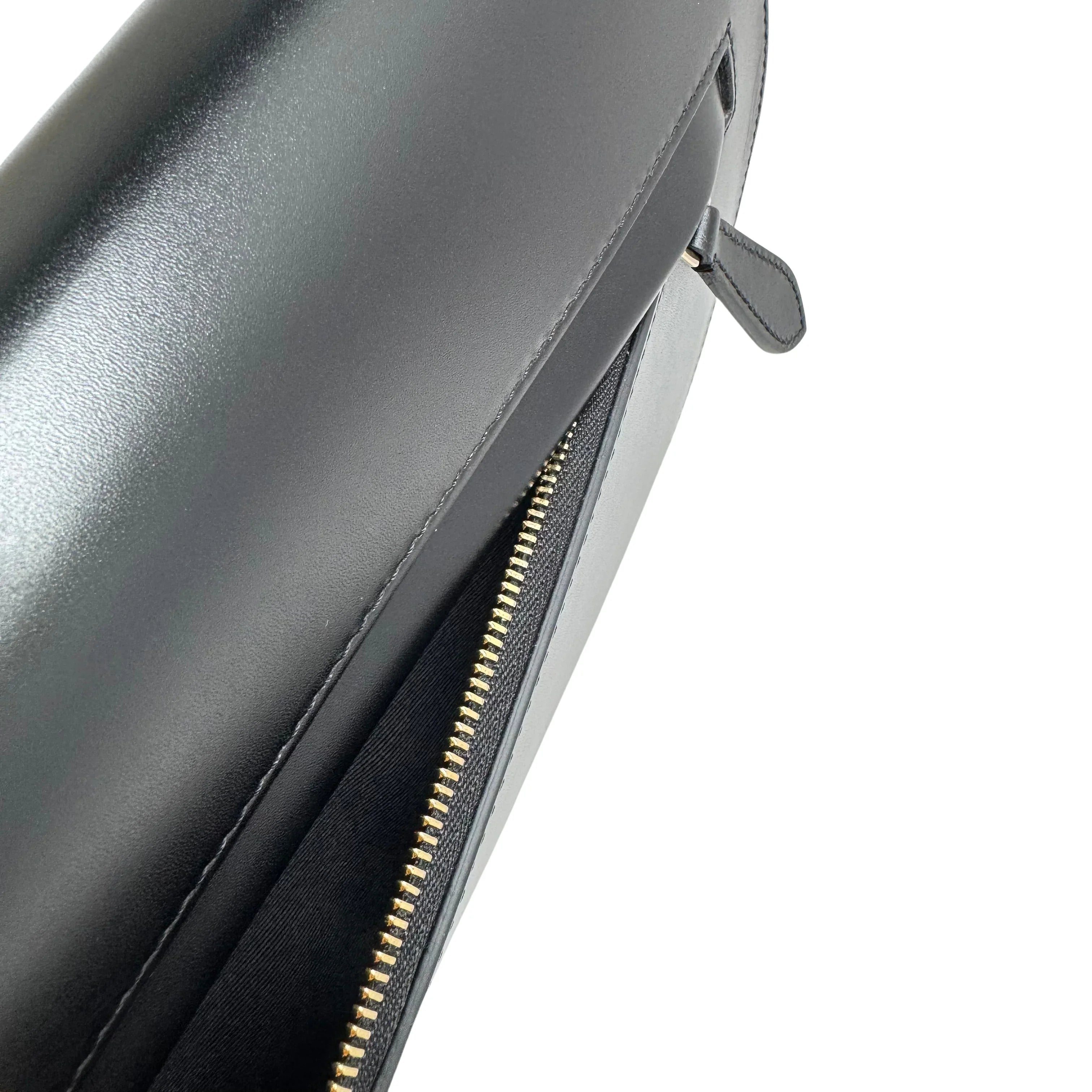 Burberry Small Olympia Handbag Leather Black - Lost Designer