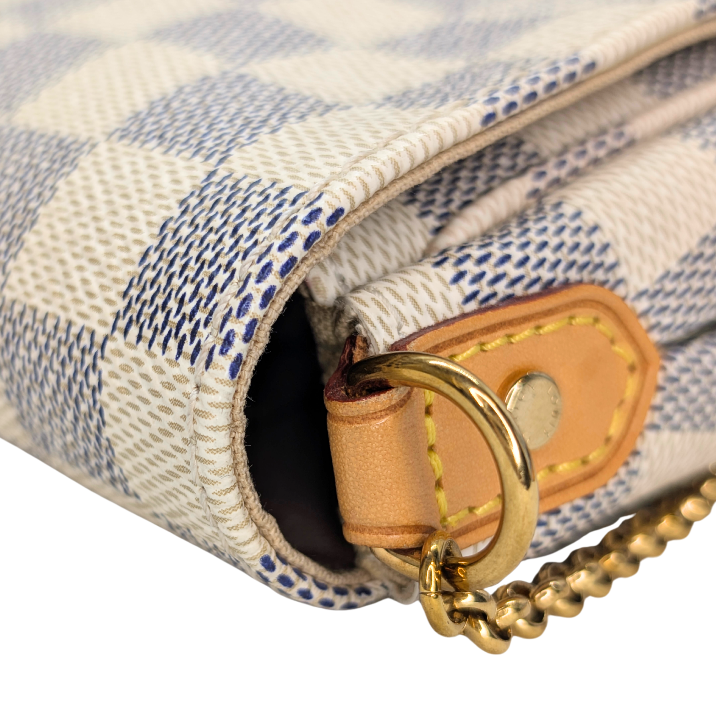 路易威登Favorite Damier Azur手袋