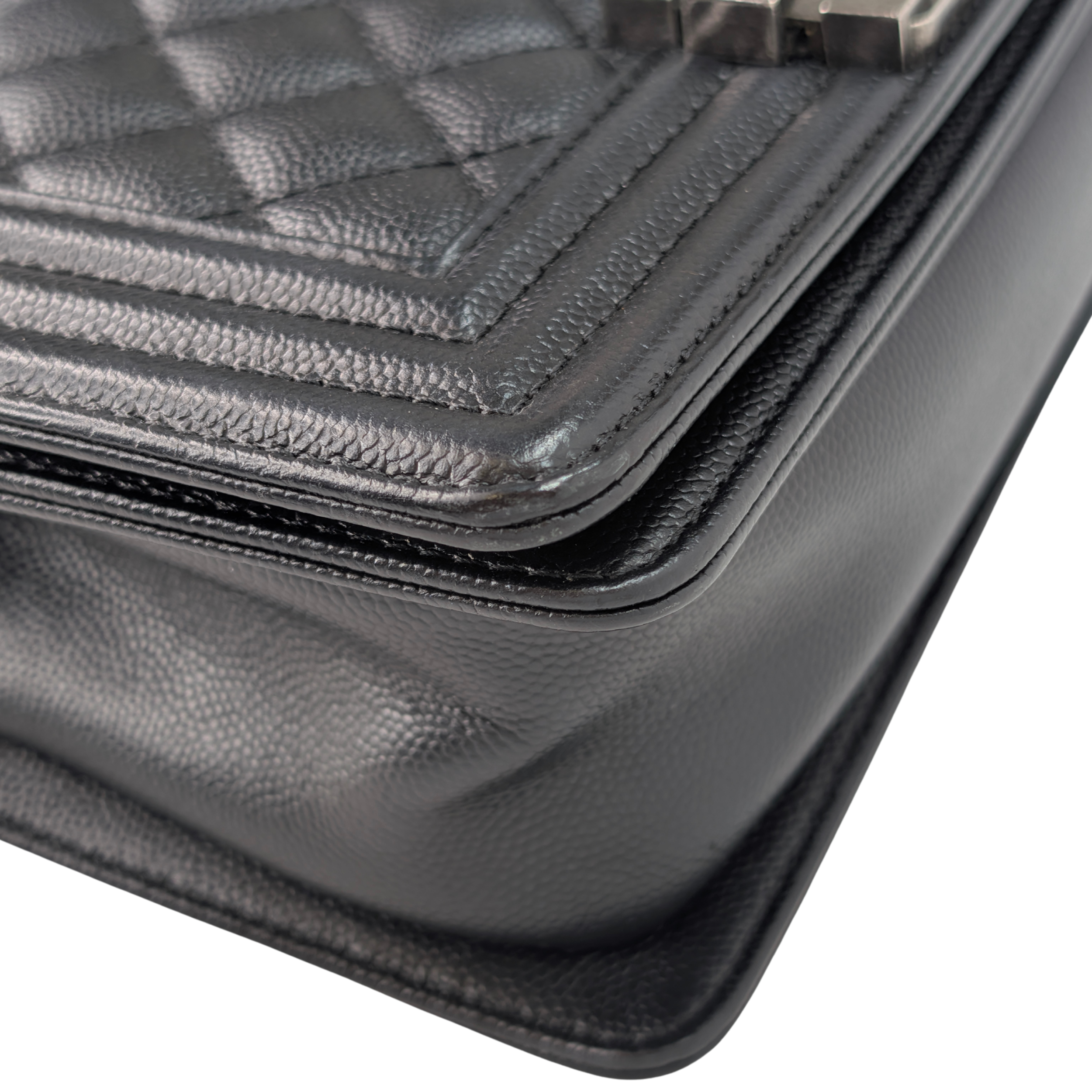 Chanel Small Boy Bag Caviar Black Bag