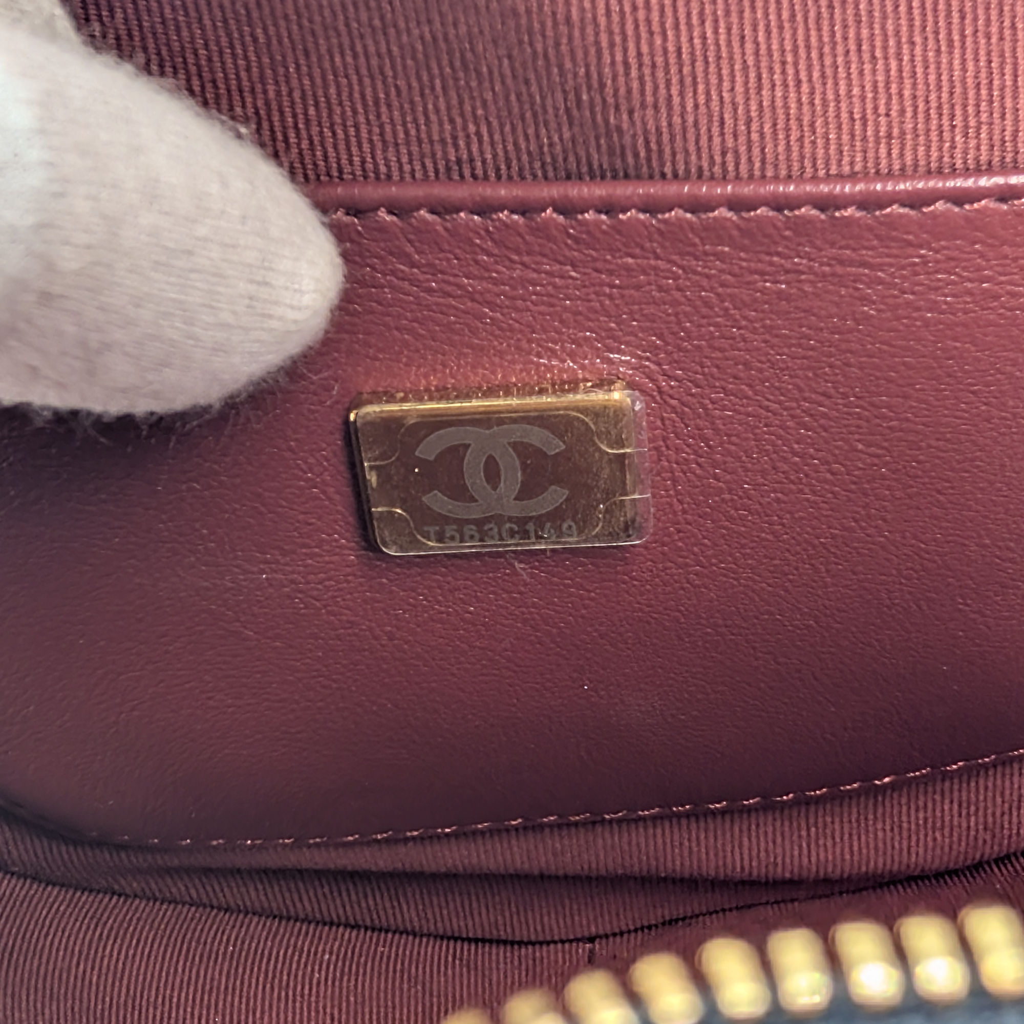 Chanel Quilted CC In Love Heart Bag Black