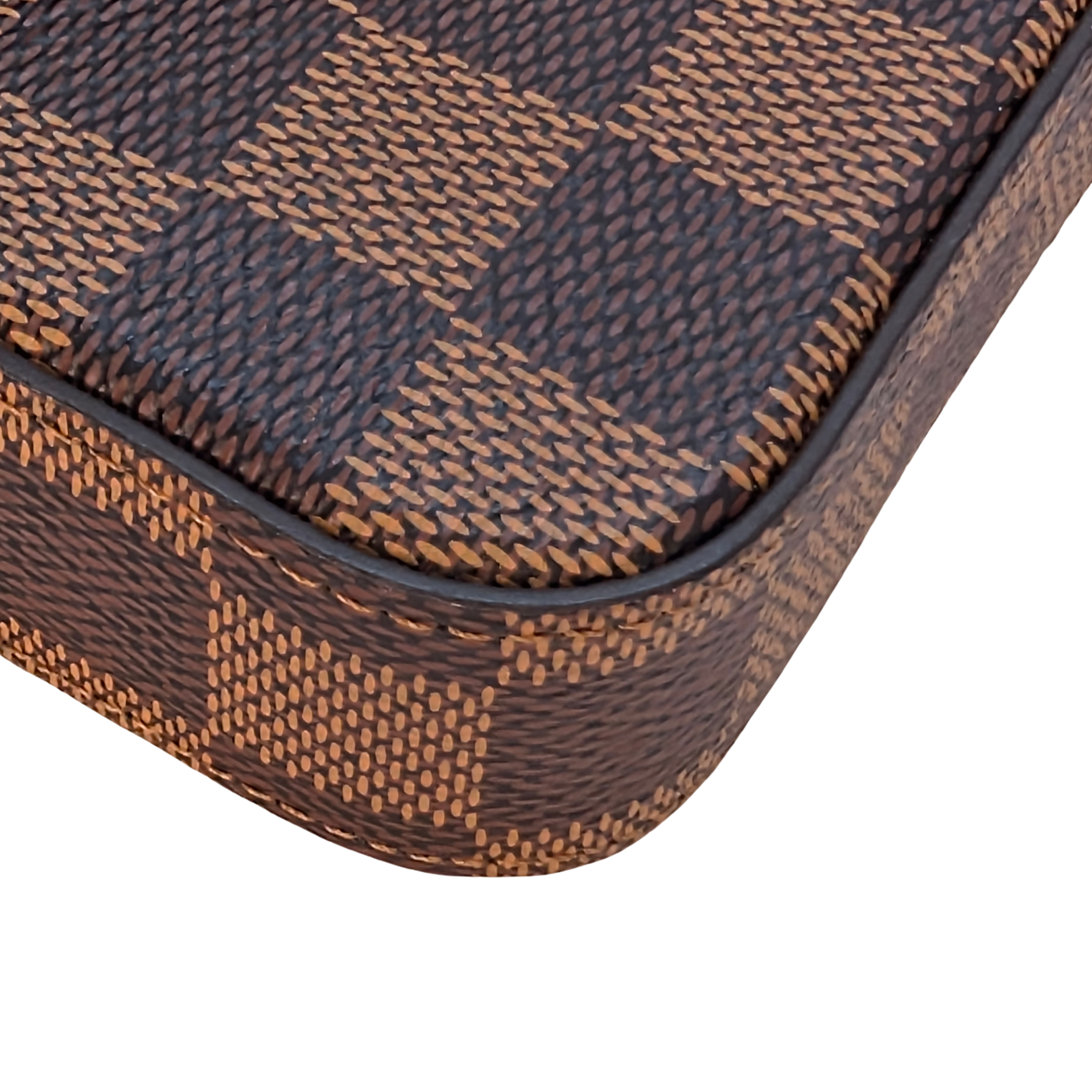 Louis Vuitton Damier Ebene Felicie Pochette Chain Wallet Bag