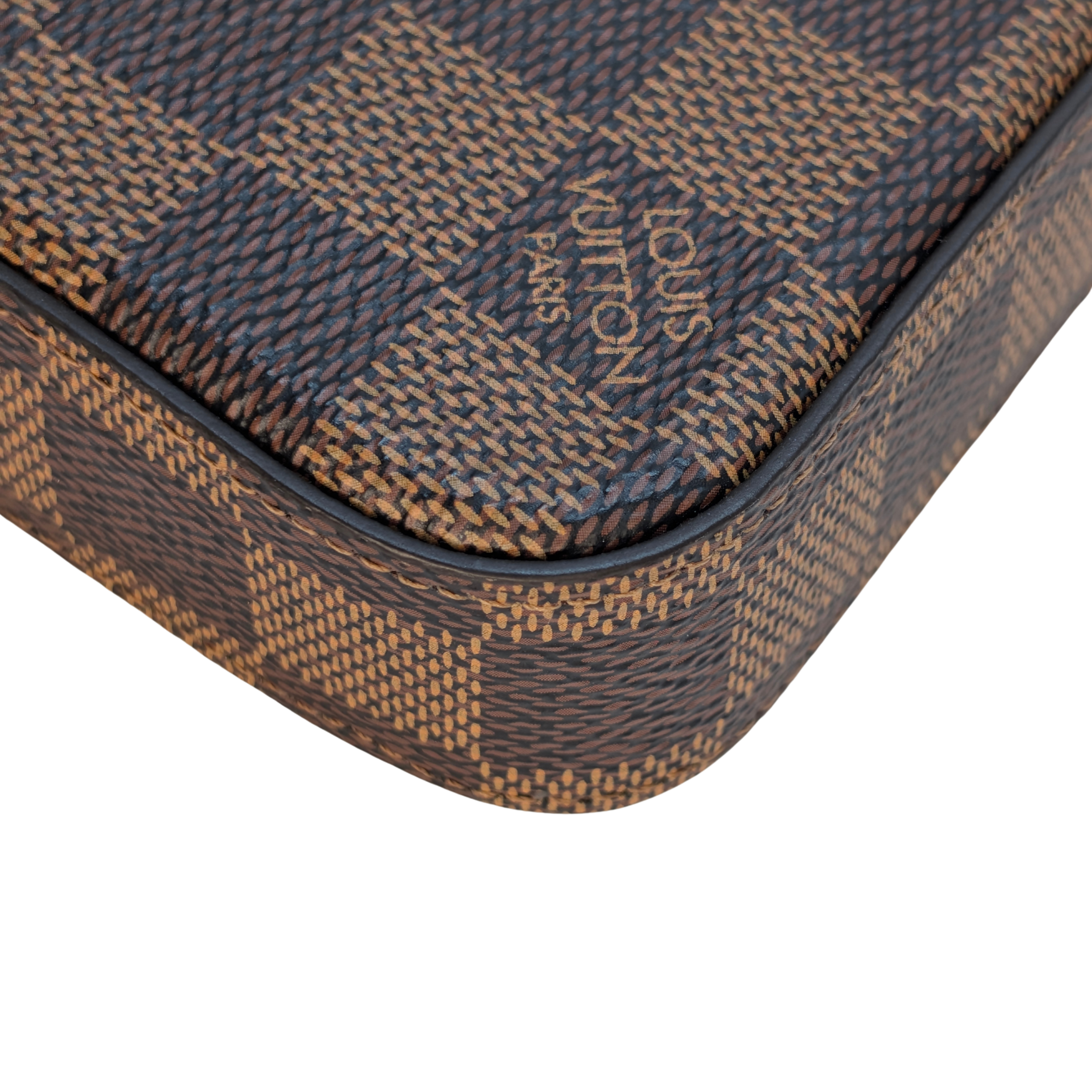 Louis Vuitton Damier Ebene Felicie Pochette Chain Wallet Bag