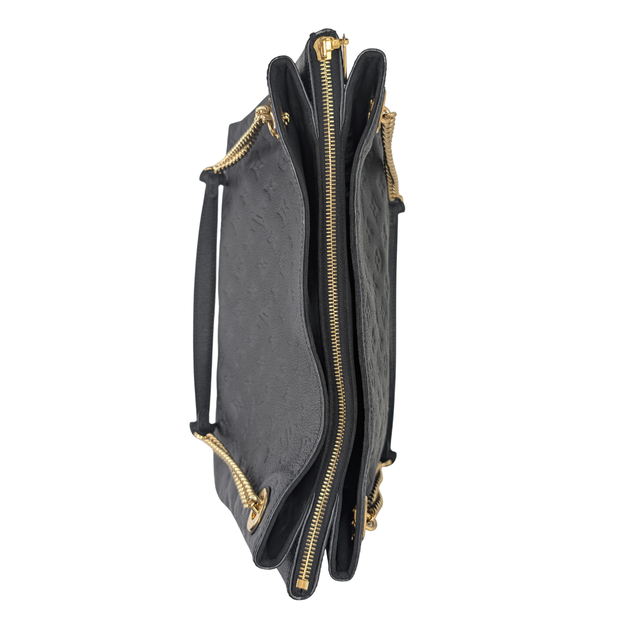 Louis Vuitton Suréne MM Chain Tote Handbag Black