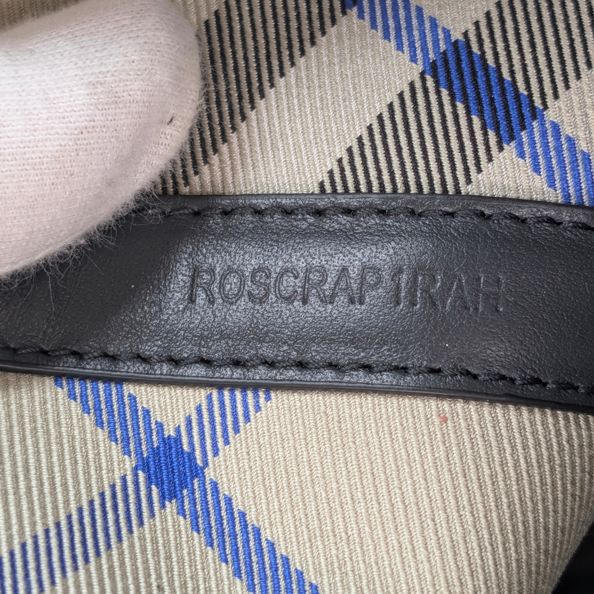 Burberry Check Medium Canvas Tote Bag