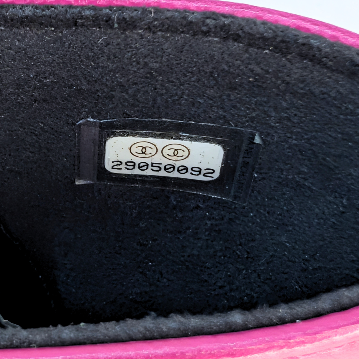 Chanel Lambskin Quilted Chain Around Phone Holder