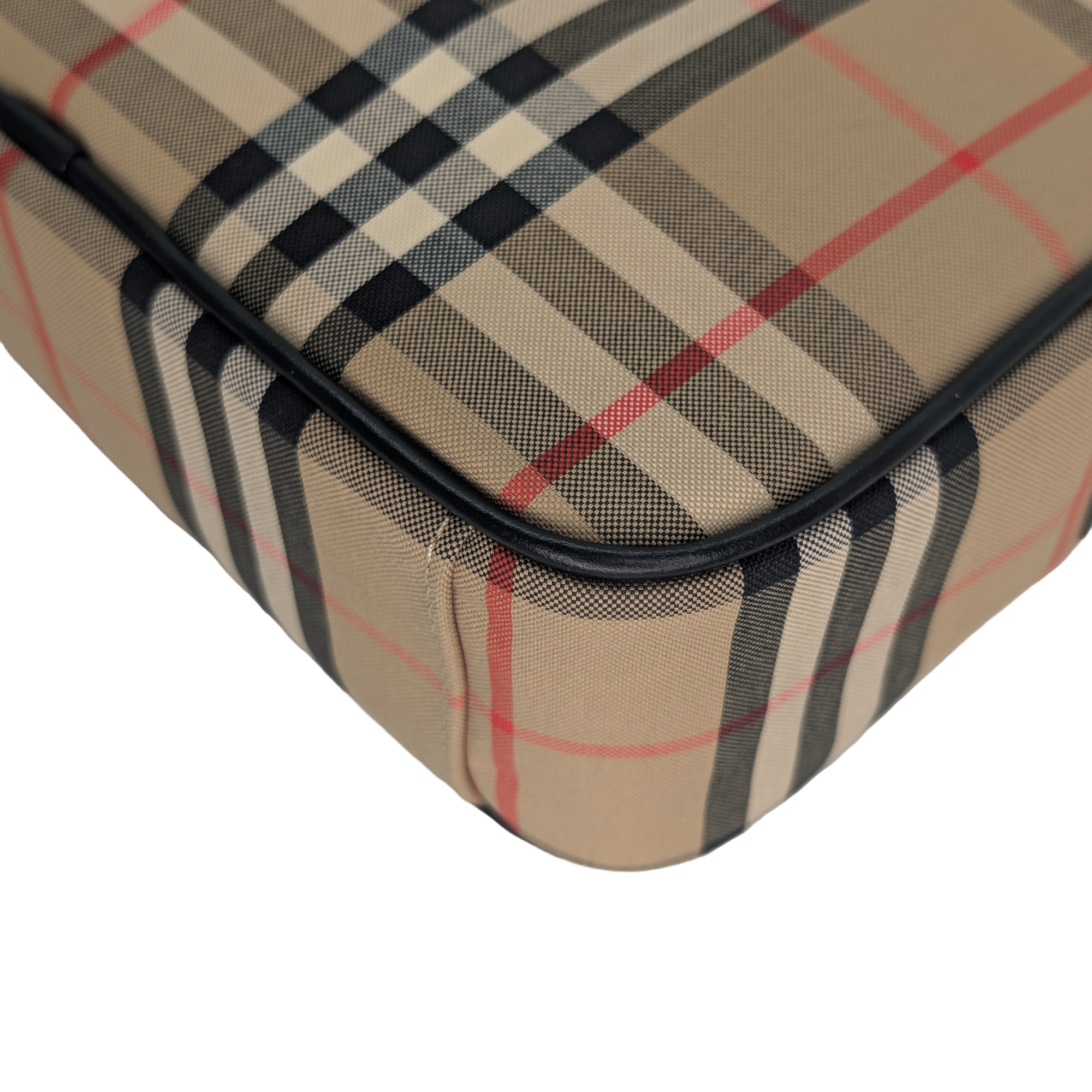 Burberry Vintage Check Crossbody Bag Beige