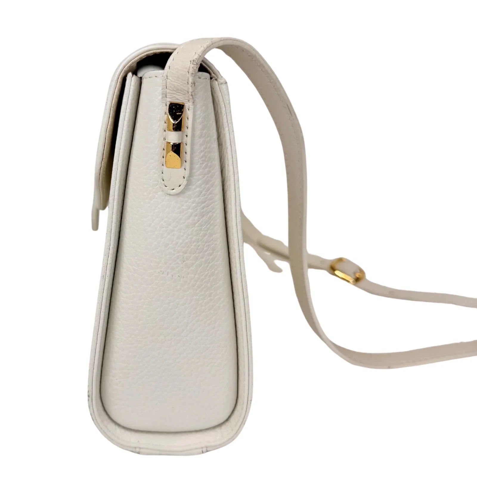 Burberry Leather Crossbody Bag white