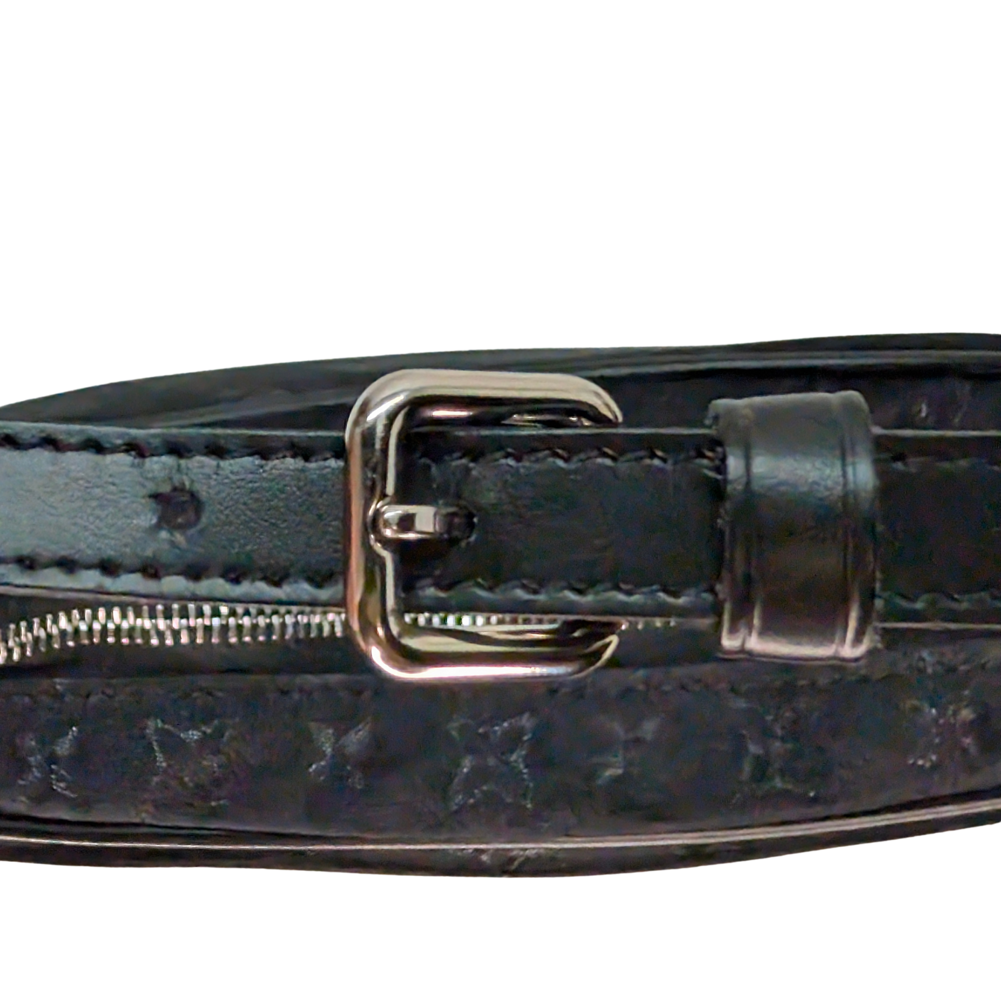 Louis Vuitton Satin Little Boulogne Monogram Bag Black