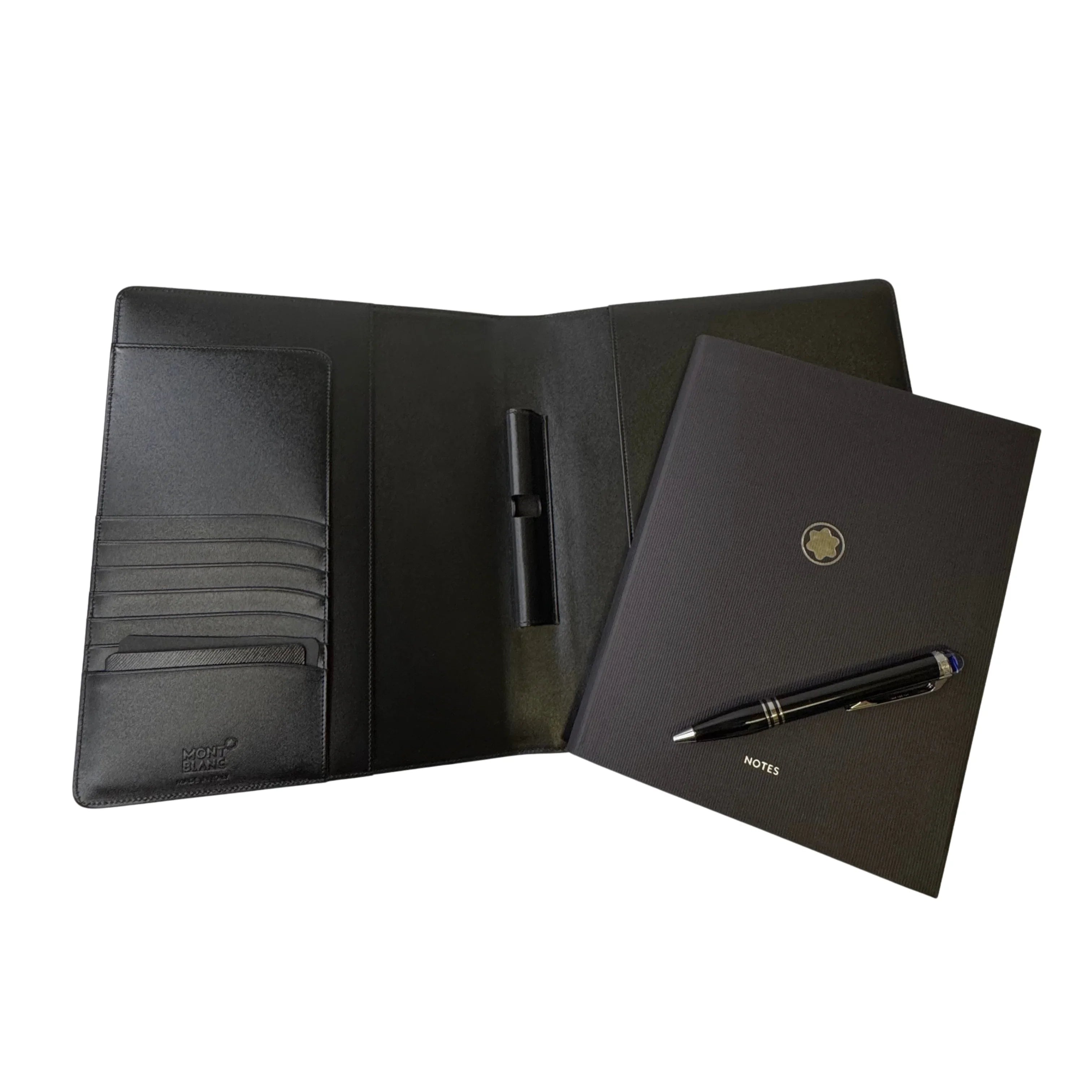 Montblanc Leather Notebook Diary and Ball pen set