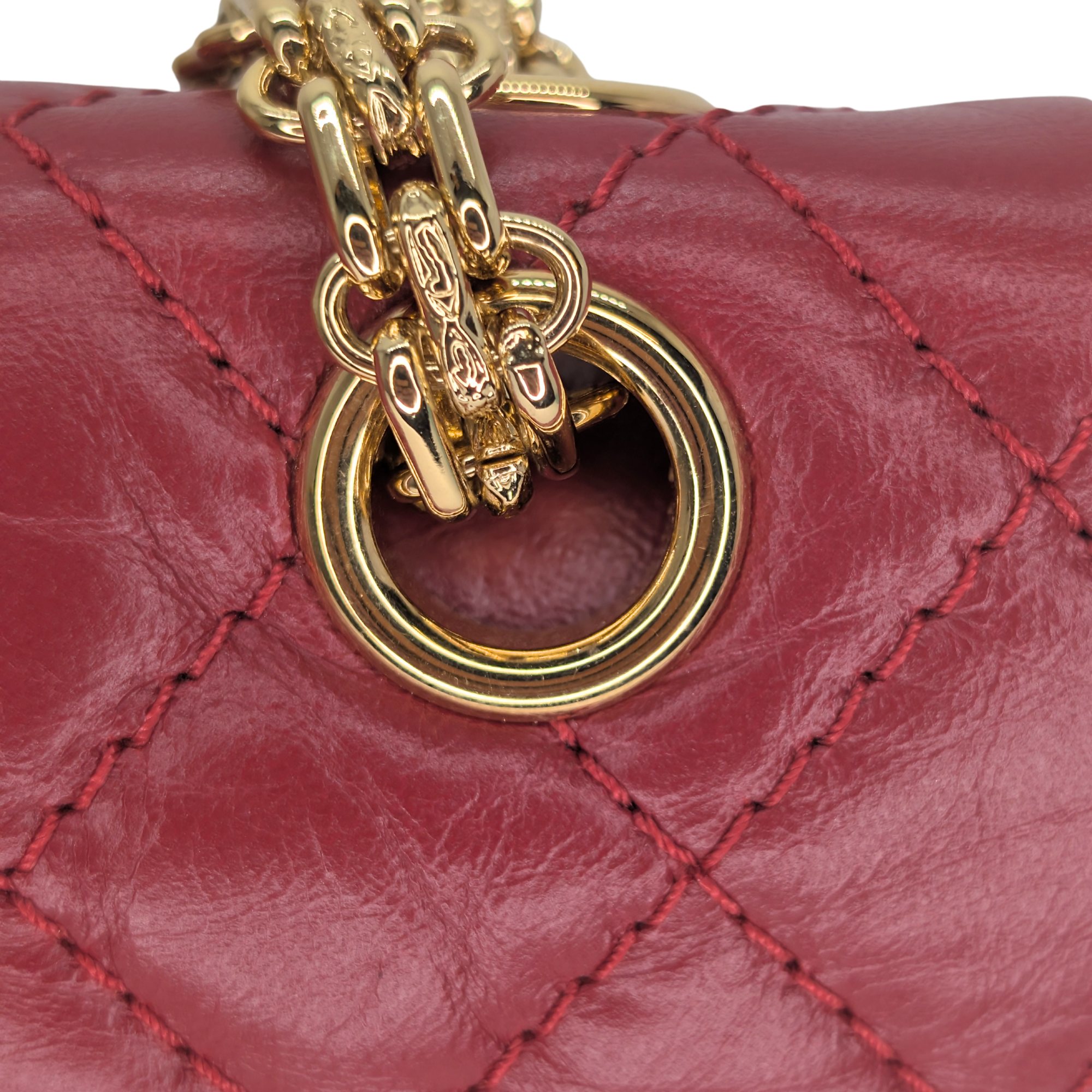Chanel 2.55 Reissue 28 Series Double Flap Bag Red