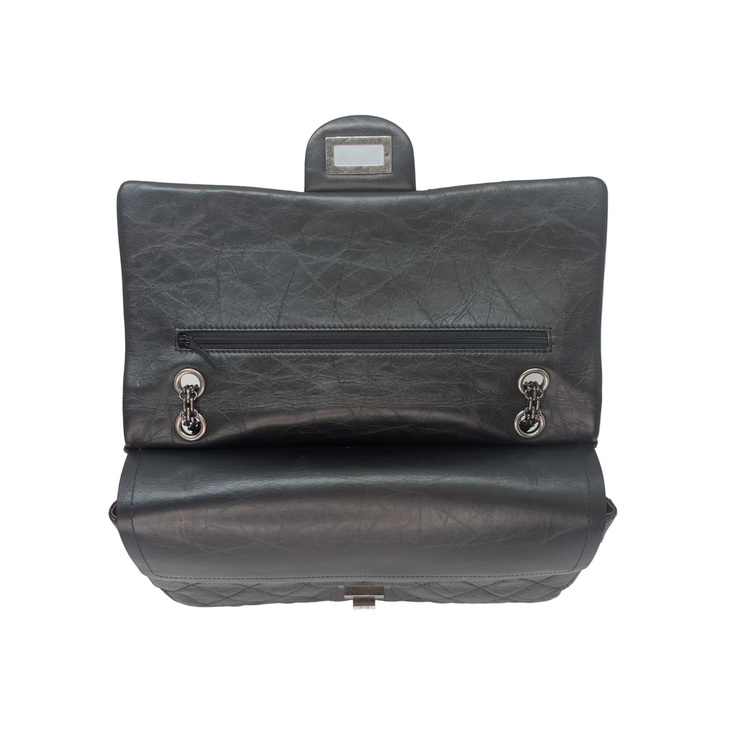 Chanel Chanel 2.55 Reissue 227 Flap Bag 22 Series Black