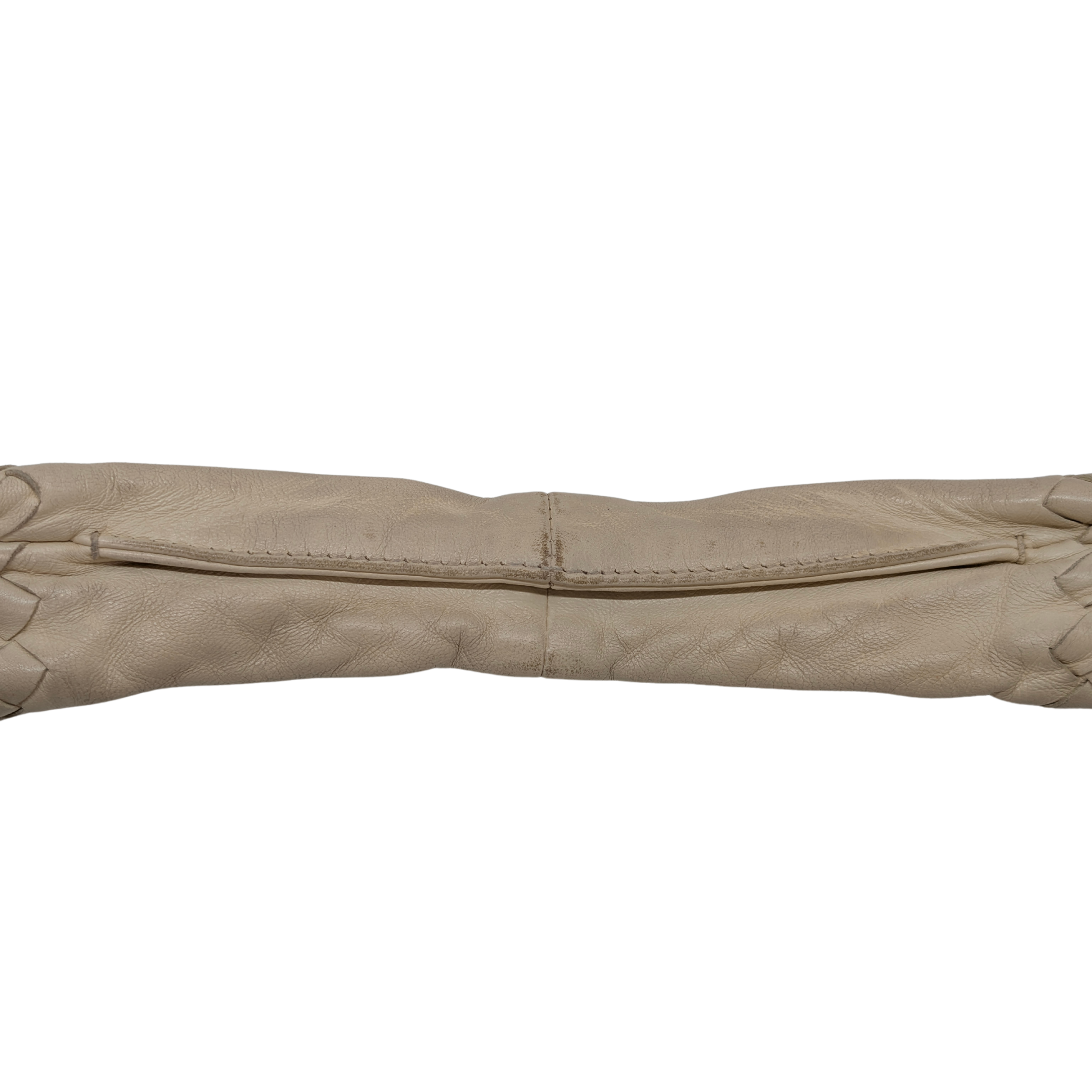 Bottega Veneta Intrecciato Large Hobo Bag Beige