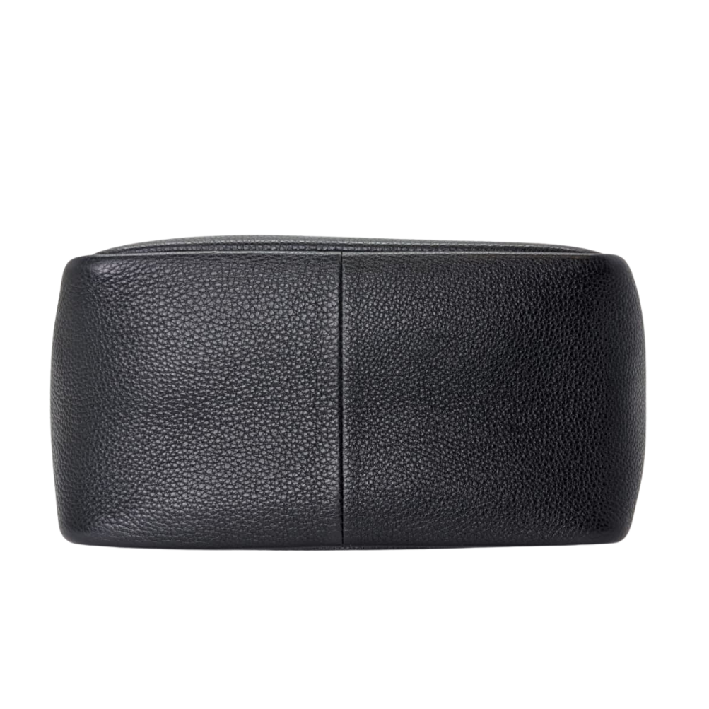 Prada Daino Soft Medium Dynamique Tote Bag Black