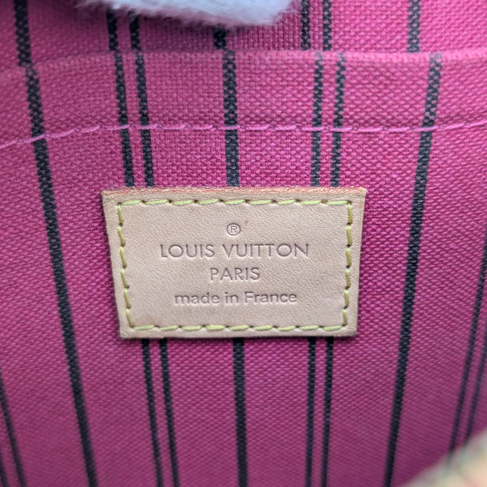 Louis Vuitton Neverfull Monogram Pouch Brown - Lost Designer