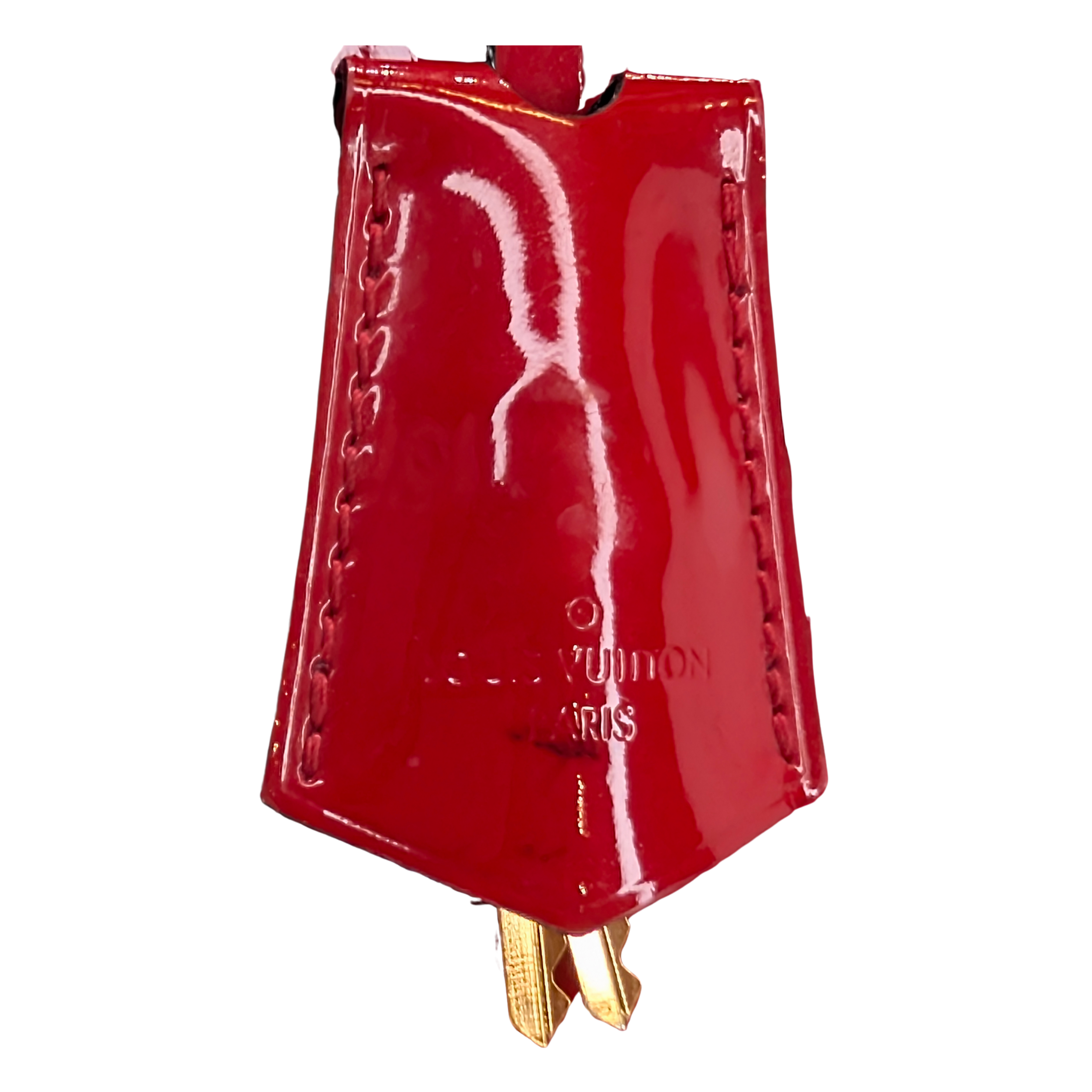 Louis Vuitton Alma Pm Vernis Leather Red Bag