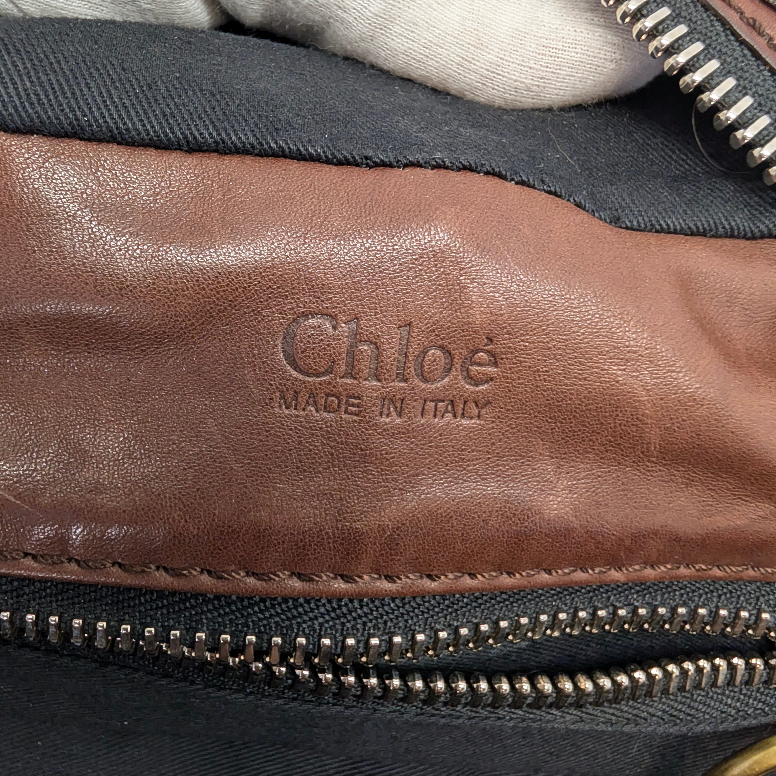 Chloe Betty Leather Handbag Brown