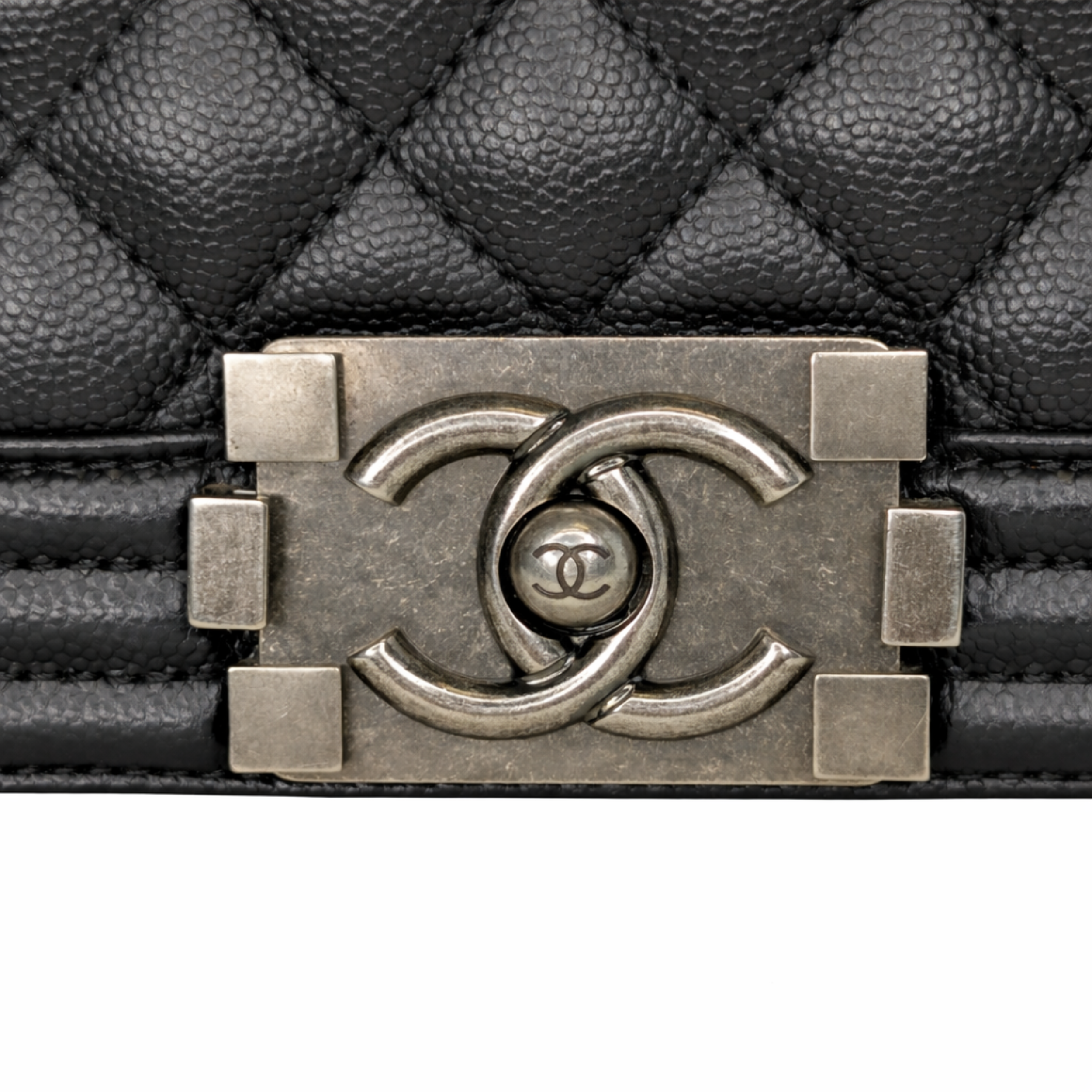 Chanel Small Boy Bag Caviar Black Bag