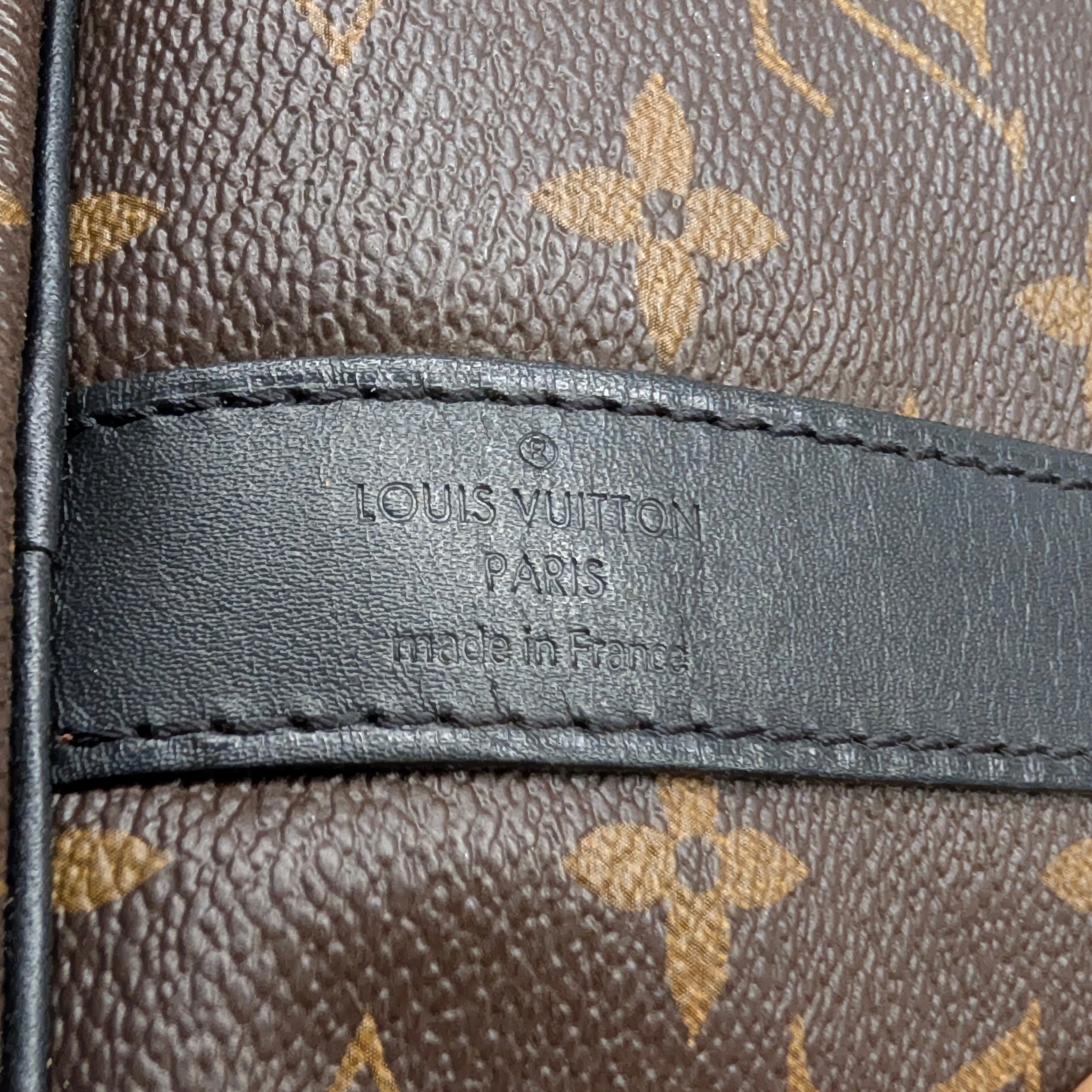 Louis Vuitton Keepall Bandoulière 45 Monogram Macassar Canvas