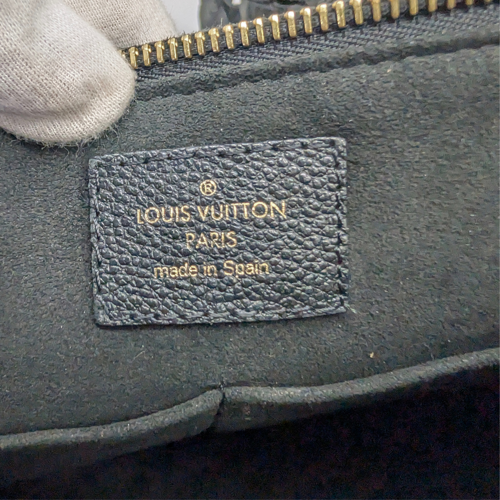 Louis Vuitton Suréne MM Chain Tote Handbag Black