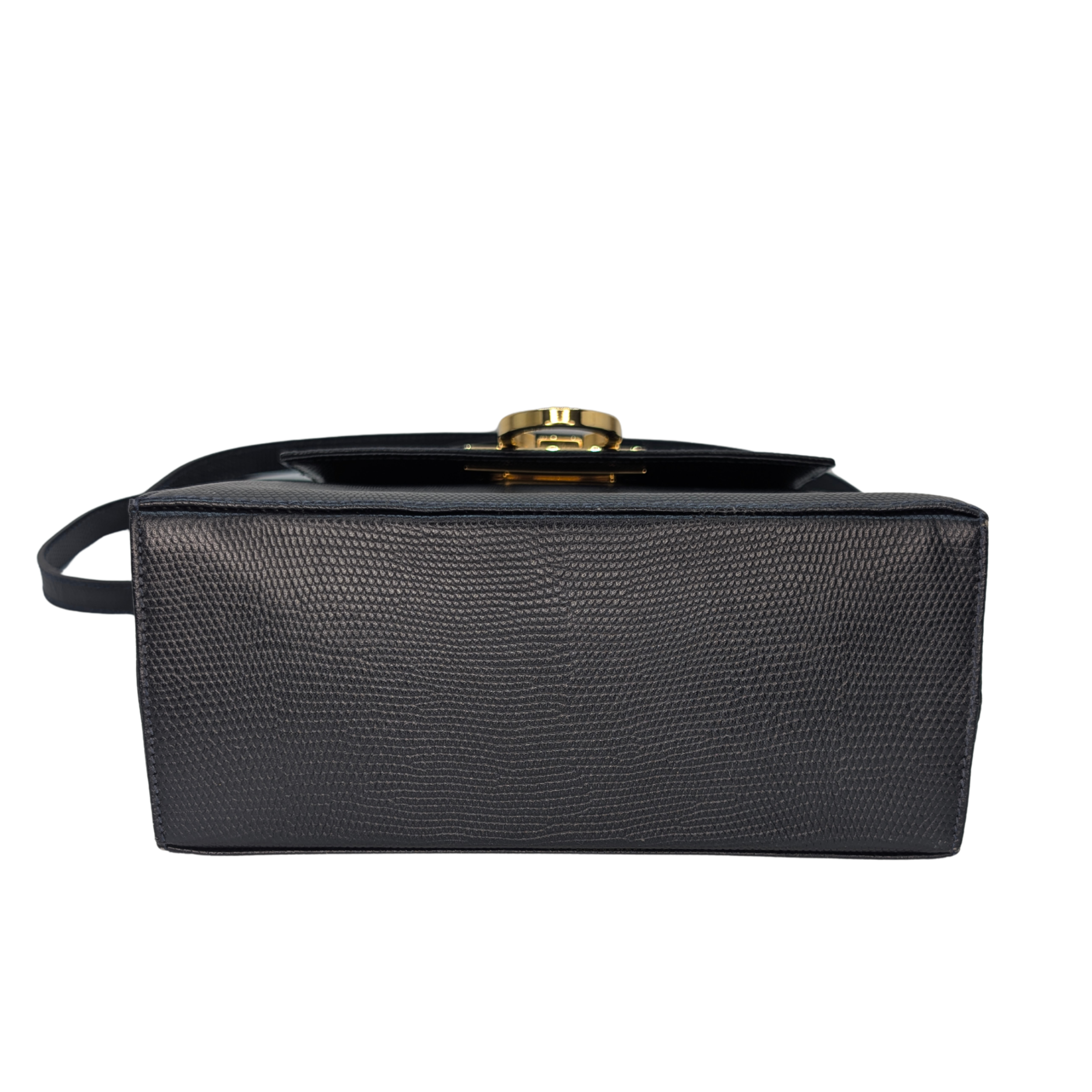 Salvatore Ferragamo Lizard Gancini Iconic Top Handle Bag