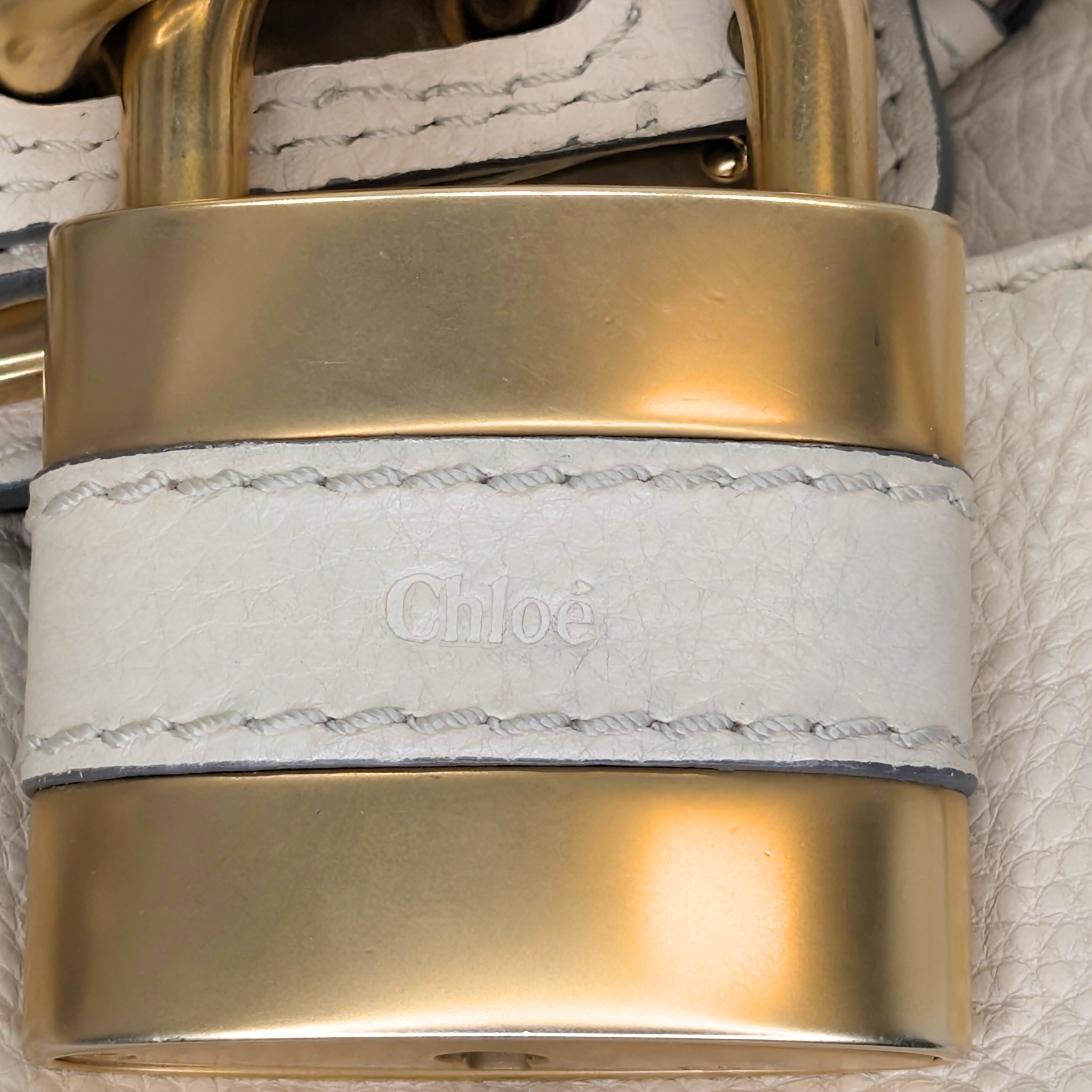 Chloé Paddington Bag Leather Off-white