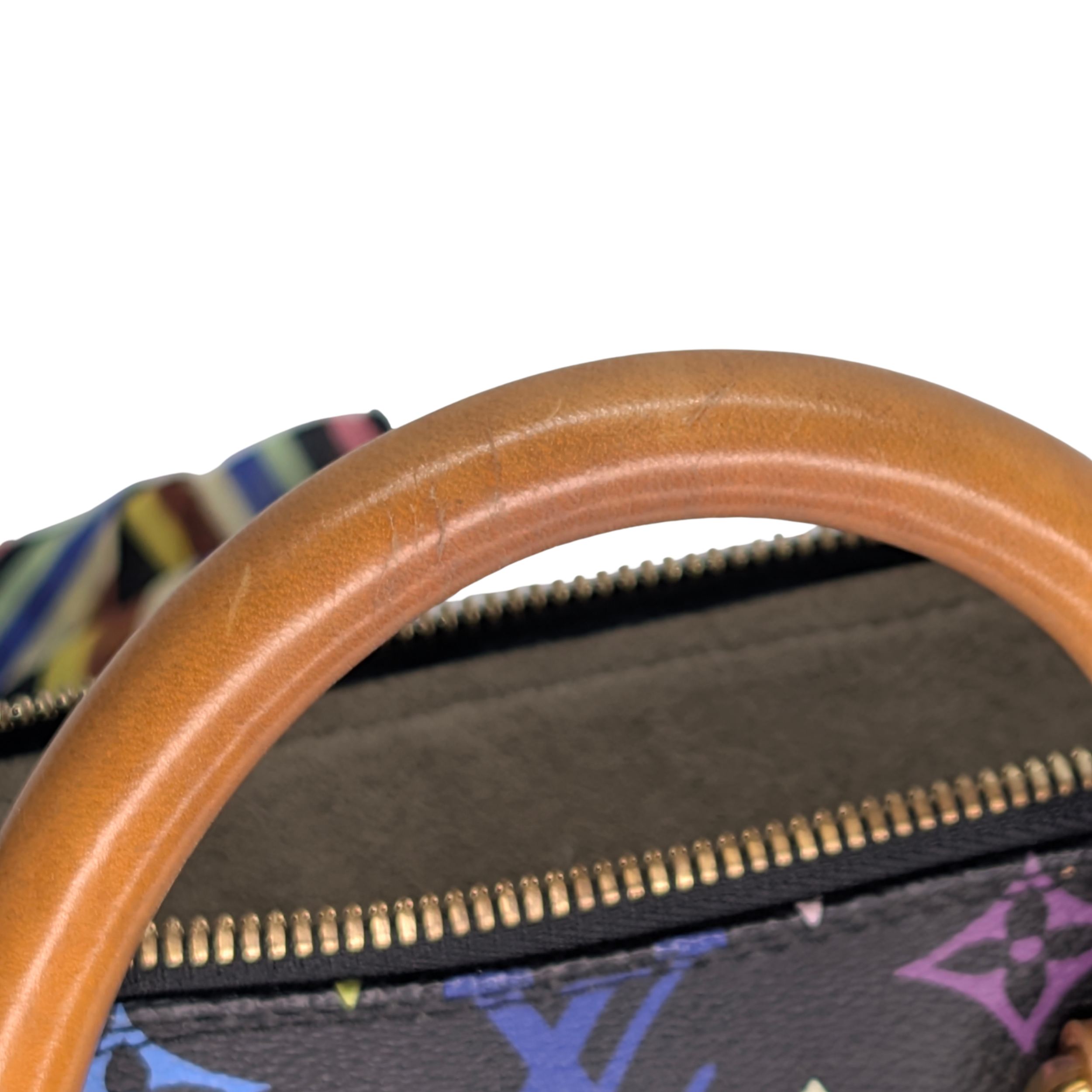 Louis Vuitton Takashi Murakami Alma PM Bag Black Monogram Multicolore