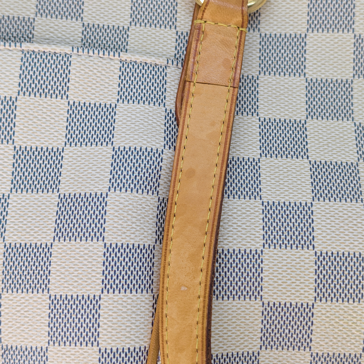 Louis Vuitton Totally MM Damier Azur Shoulder Bag