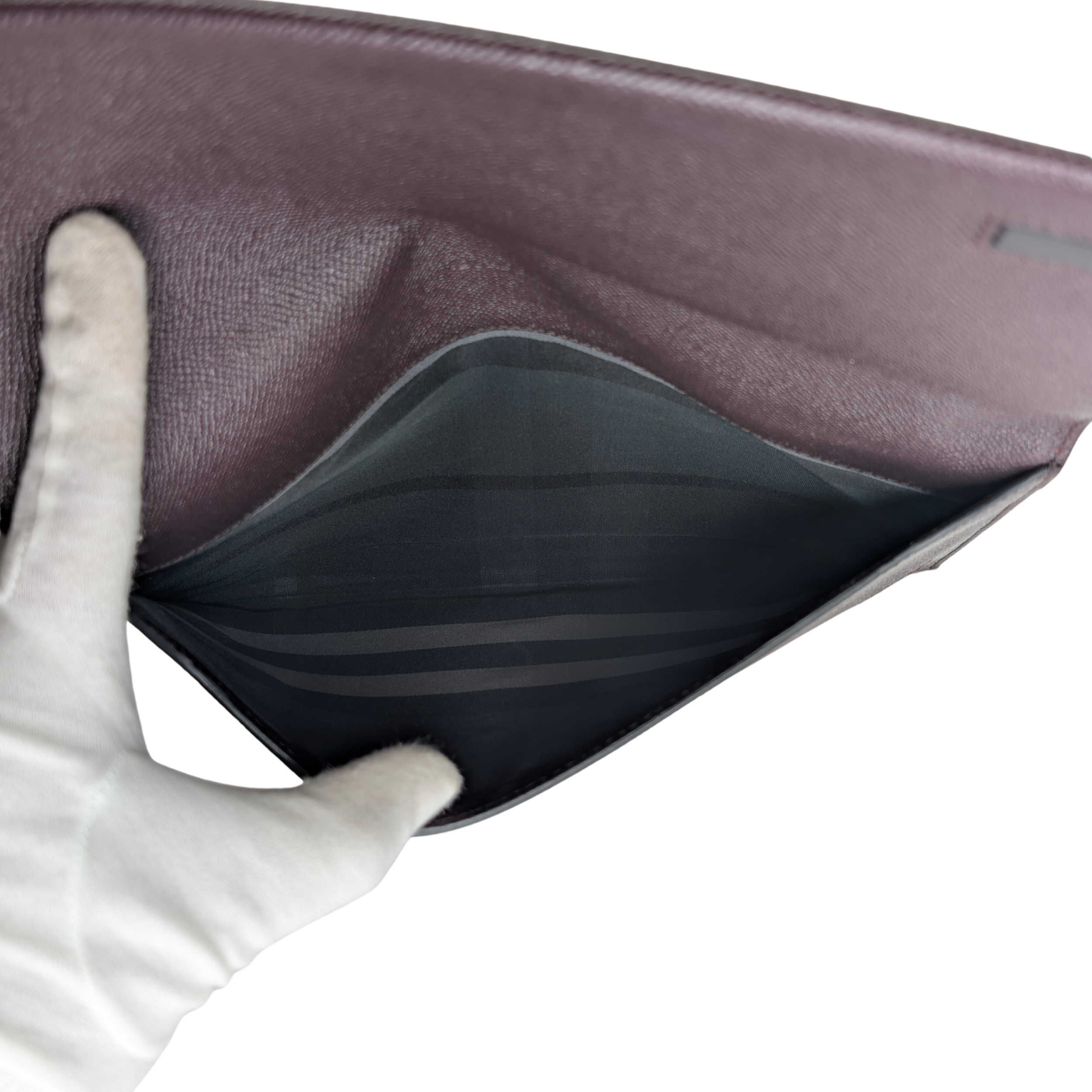 Burberry London Classic Envelope Clutch Blackcurrent