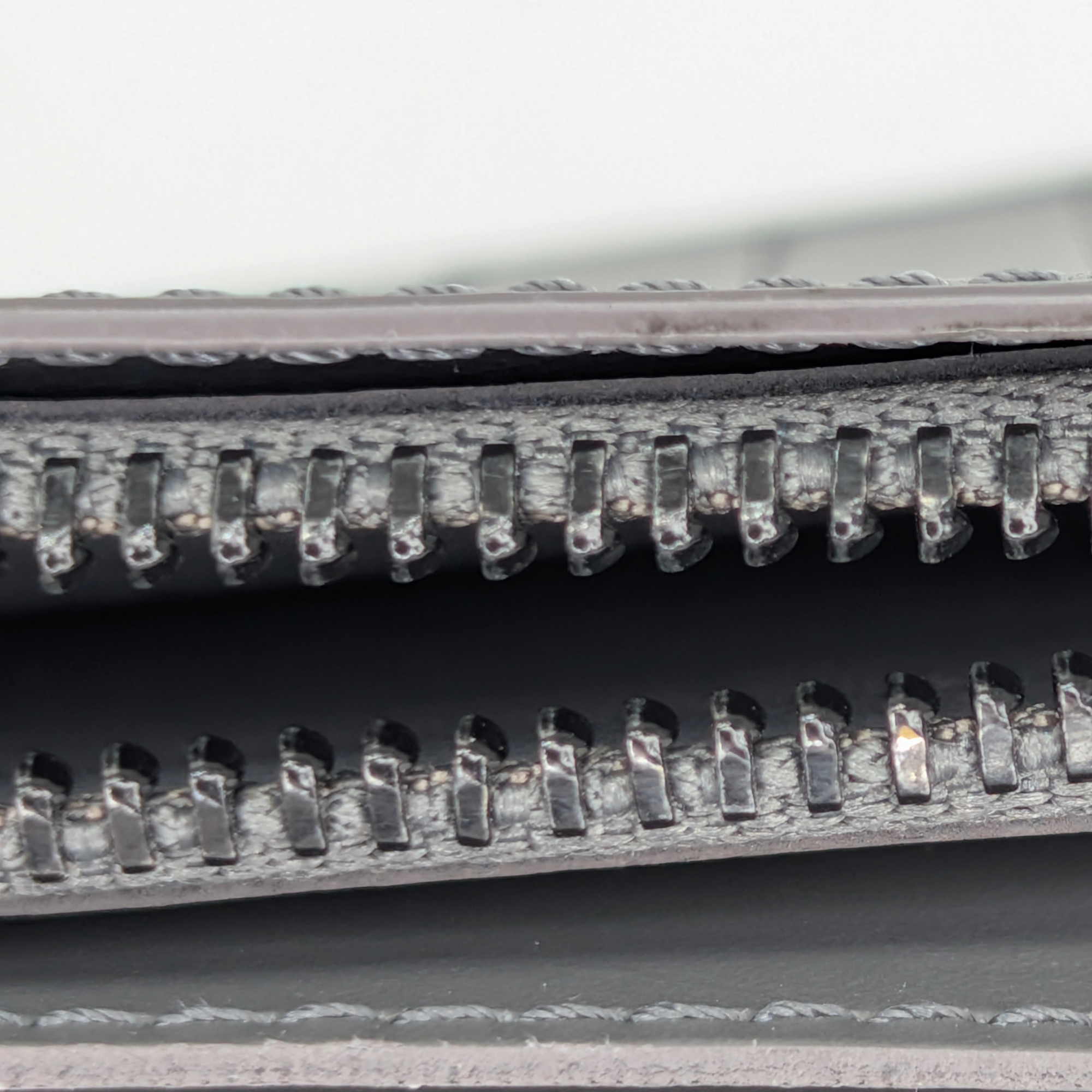 Louis Vuitton Brazza Wallet Shadow Leather Grey