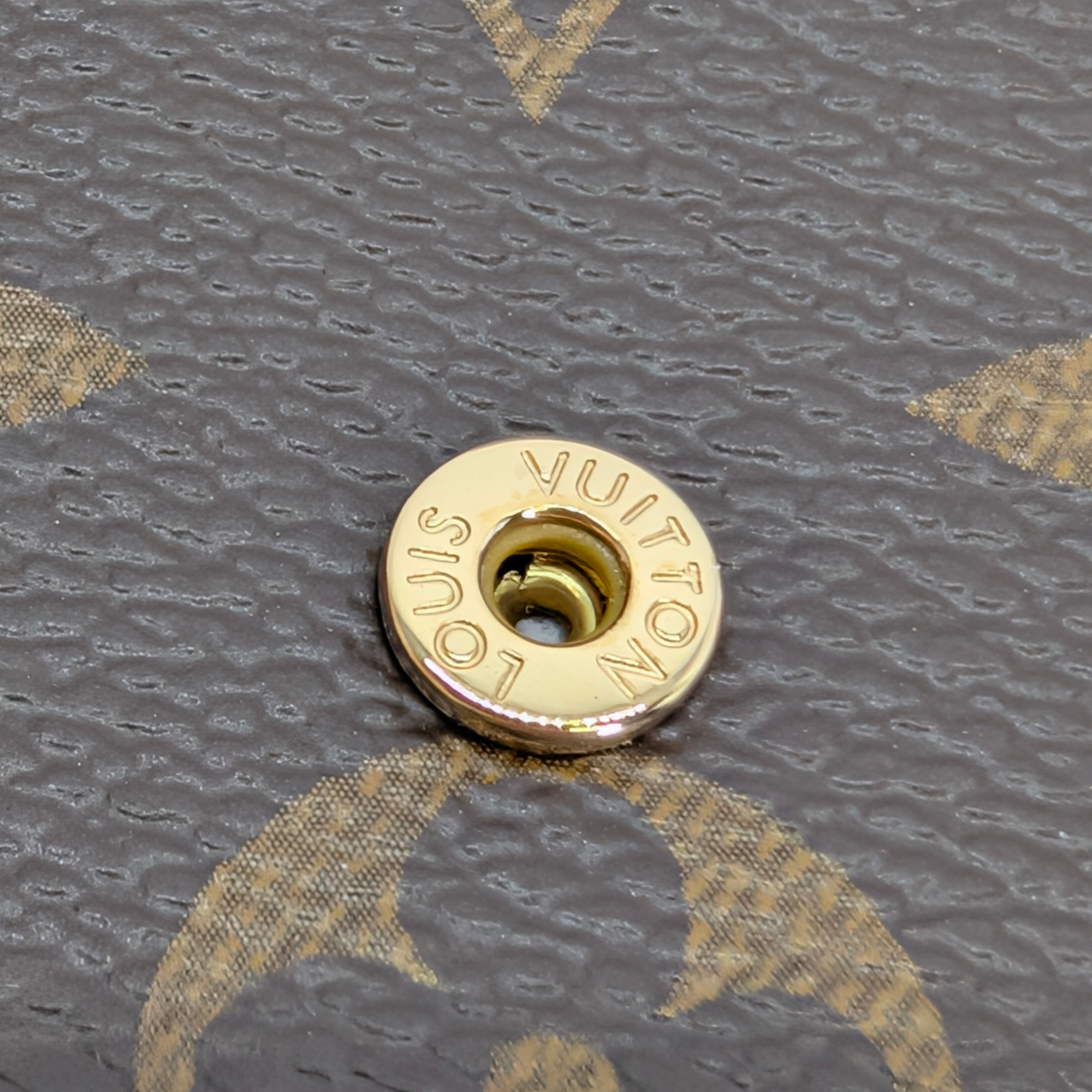 Louis Vuitton Pochette Félicie Monogram Bag Brown