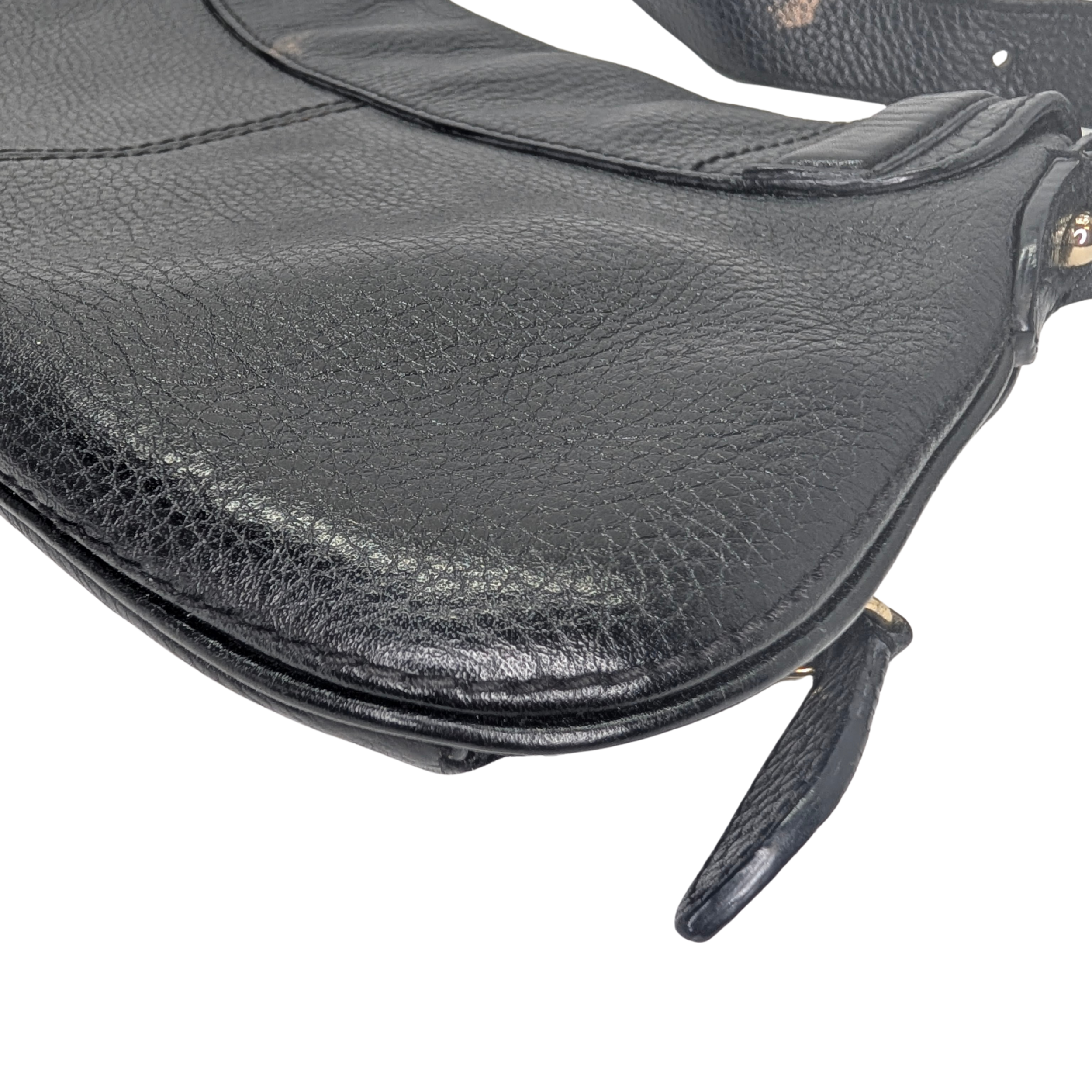 Burberry Leather Shoulder Bag Black