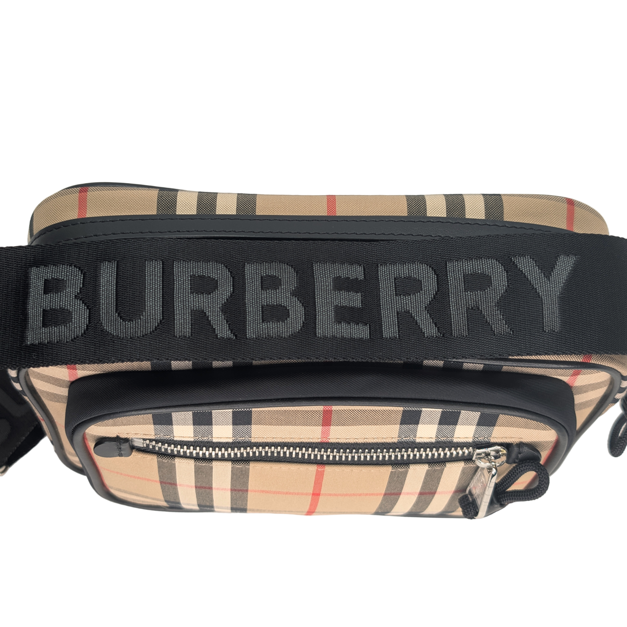 Burberry Vintage Check Crossbody Bag Beige