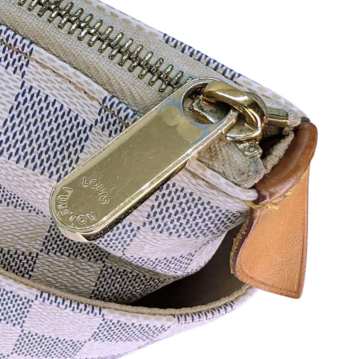 Louis Vuitton Totally MM Damier Azur Shoulder Bag